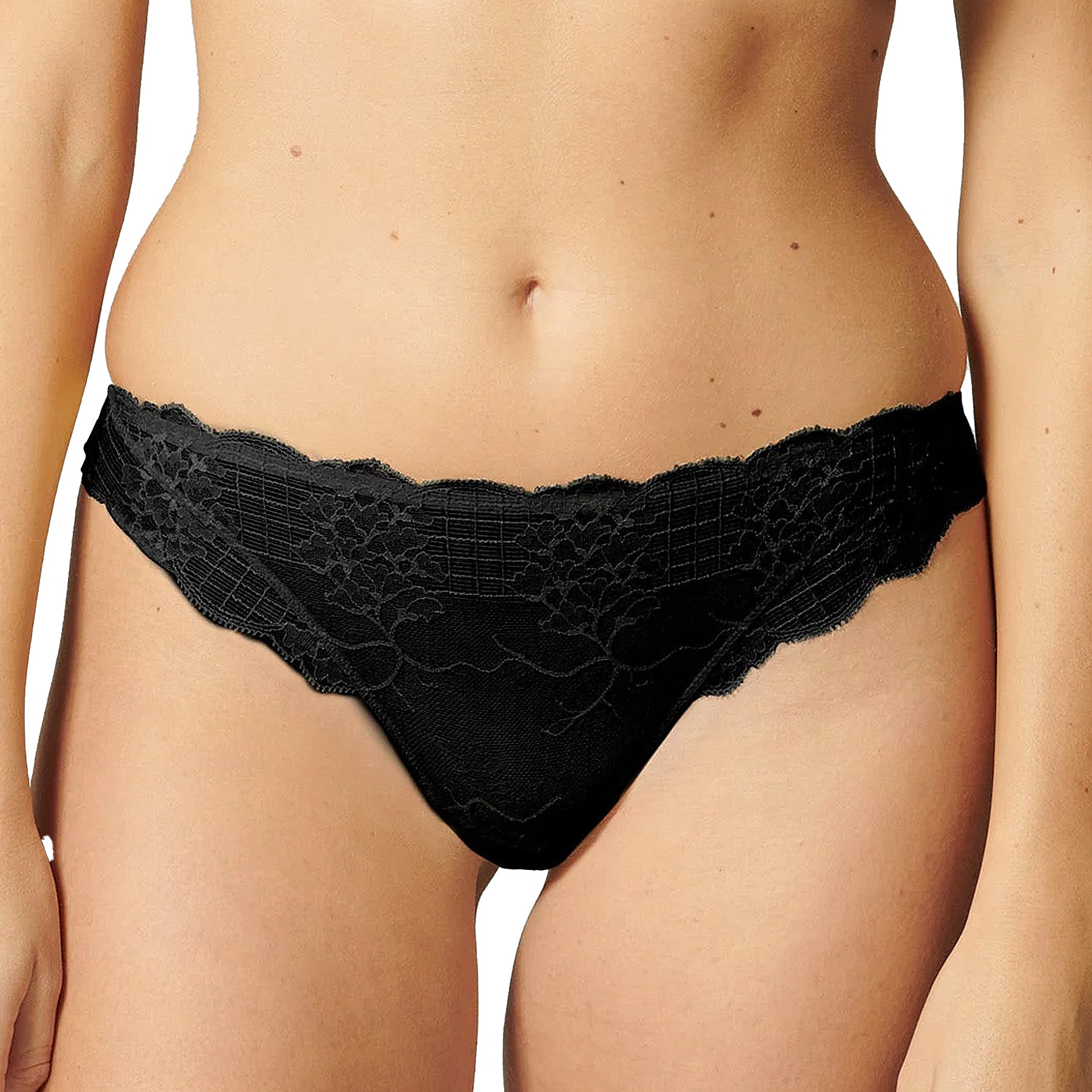 Simone Perele Reve Tanga 12Z710 Black Front