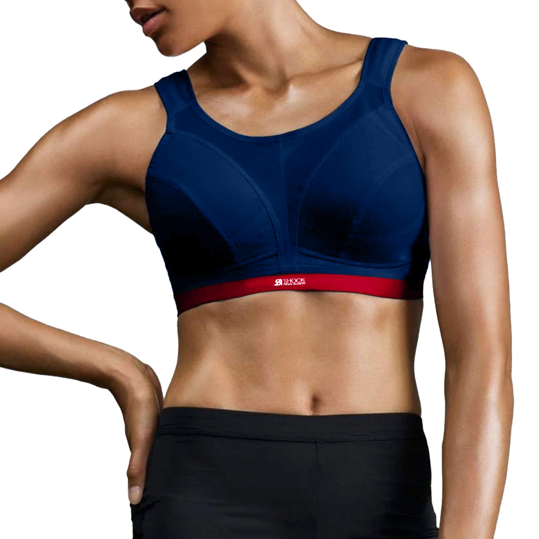 Shock Absorber D+ Max Support Sports Bra SN109/U10035 Navy Red Set