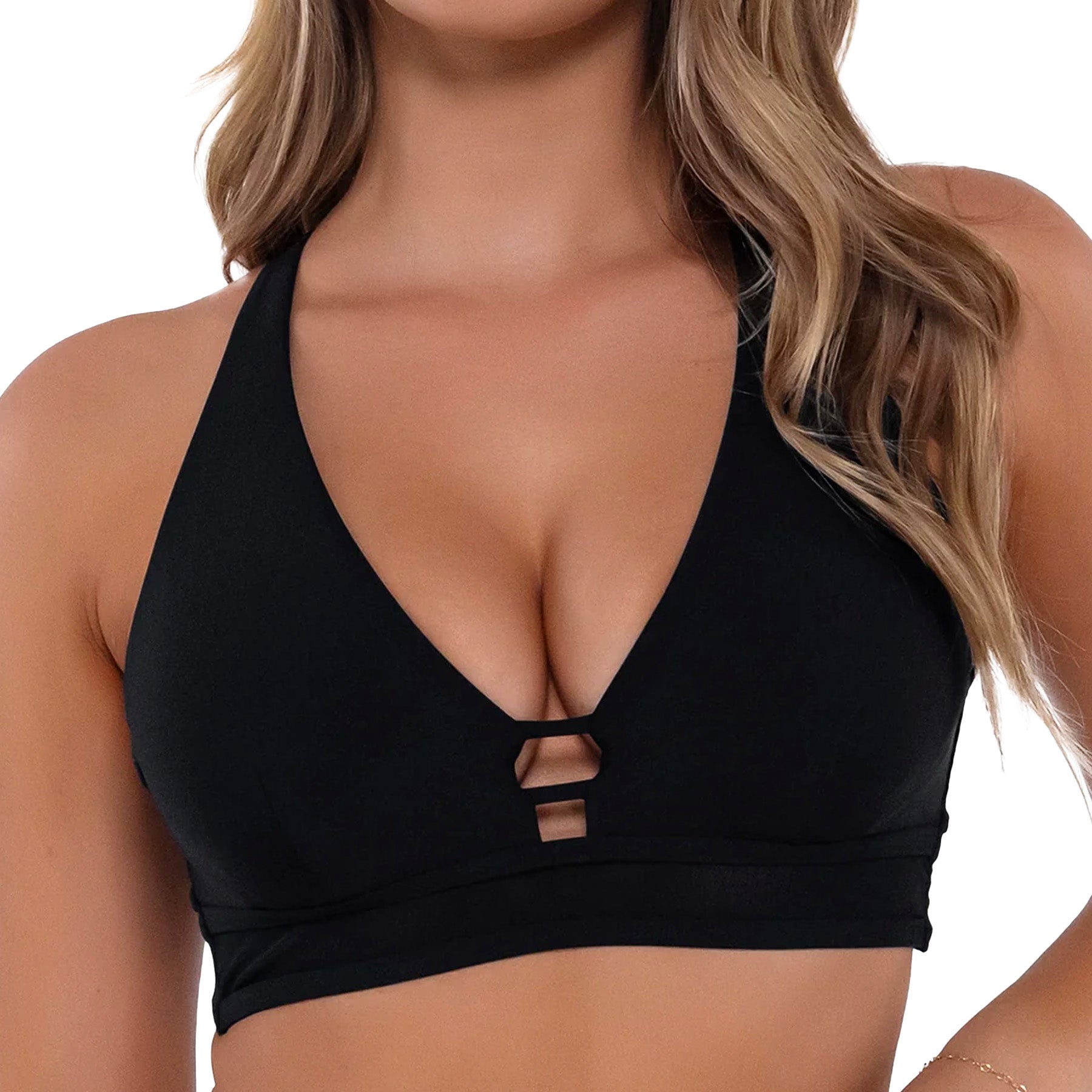 Sunsets Danica Bikini Top 582 Black Front