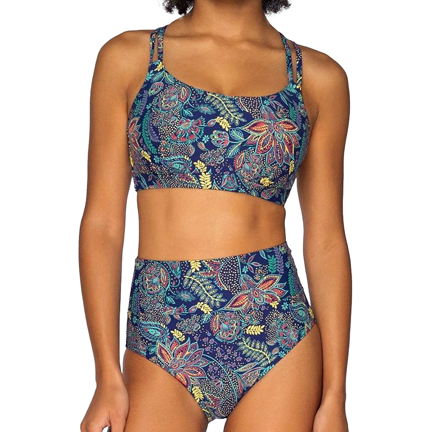 Sunsets Hannah High Waist Bikini Bottom 33B Dreamscape Set