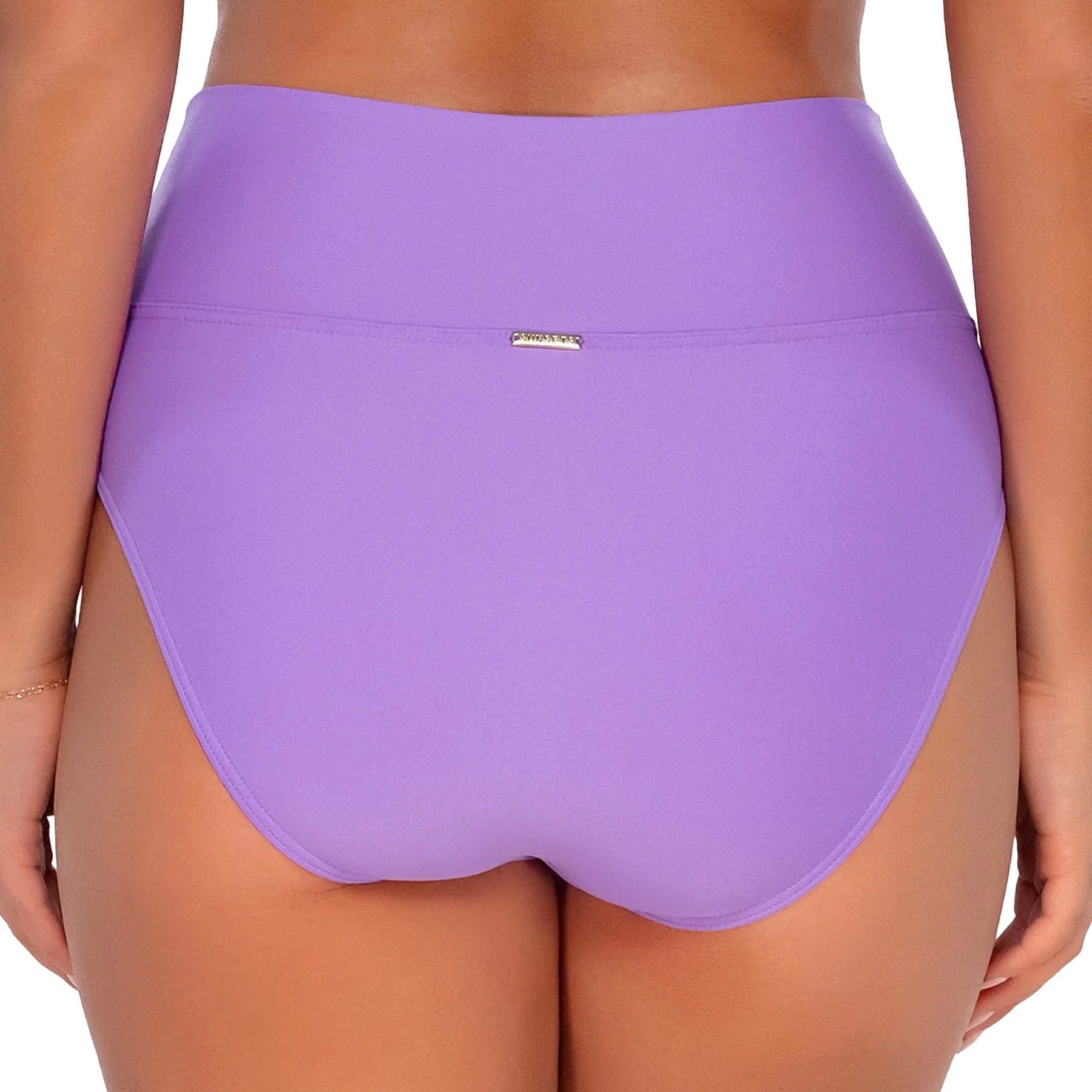 Sunsets Hannah High Waist Bikini Bottom 33B Passion Flower Back