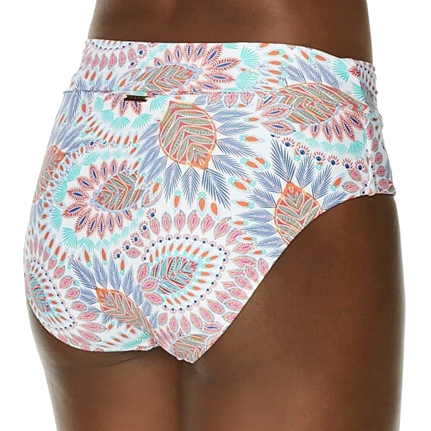 Sunsets Hannah High Waist Bikini Bottom 33B Vivid Plumes Back