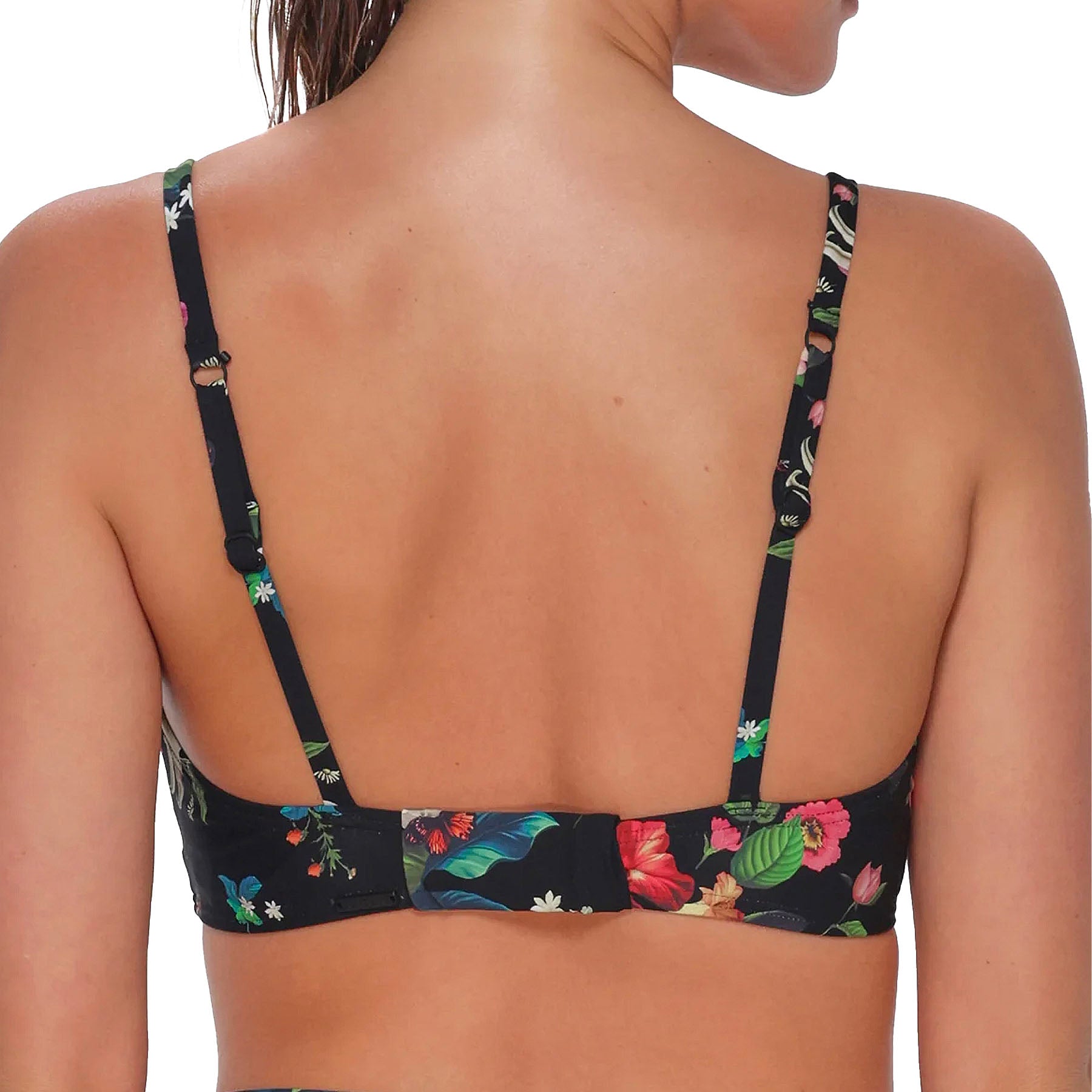 Sunsets Kauai Keyhole Bikini Top 54 Fleur Noire Back