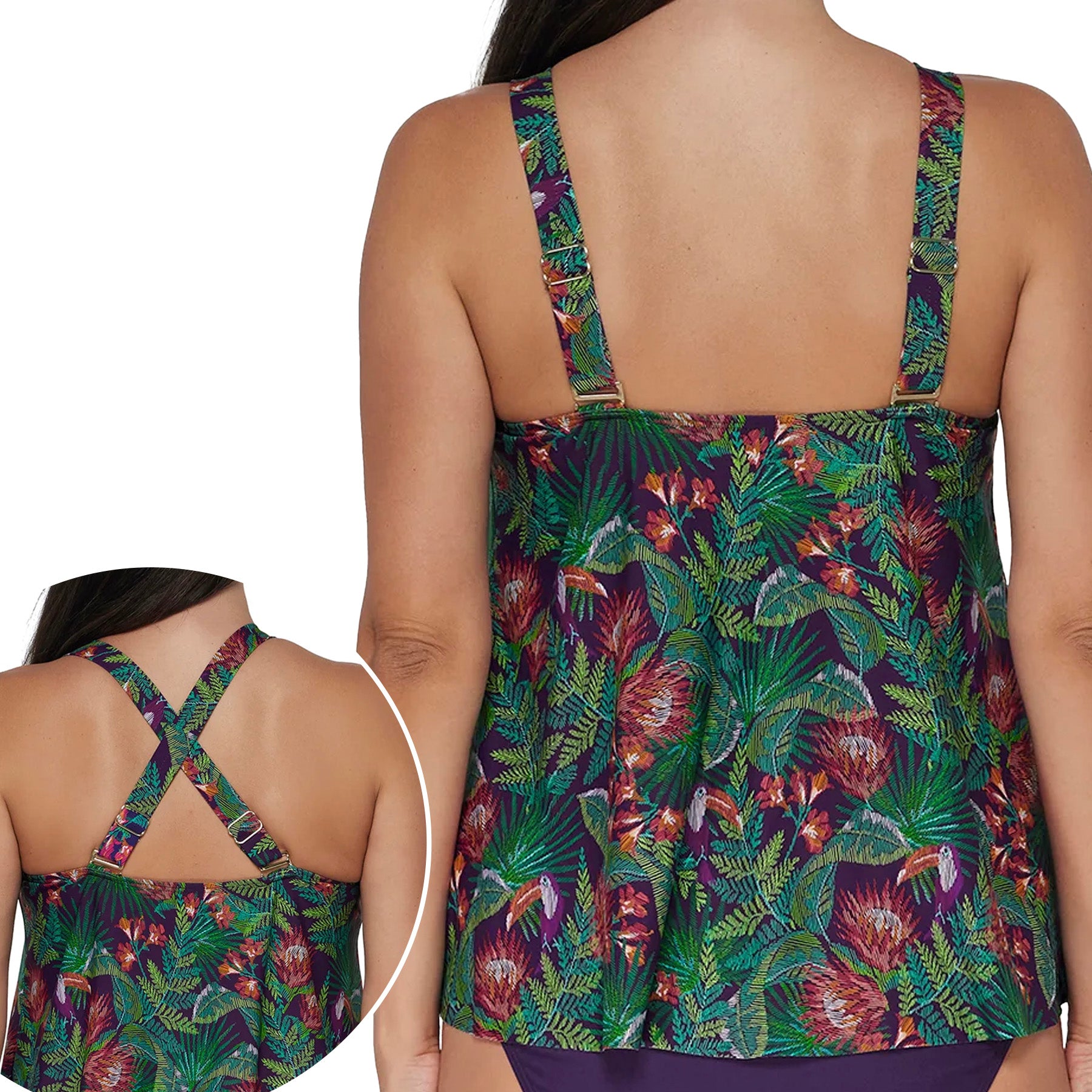 Sunsets Sadie Tankini Top 964T Welcome To Rio Back