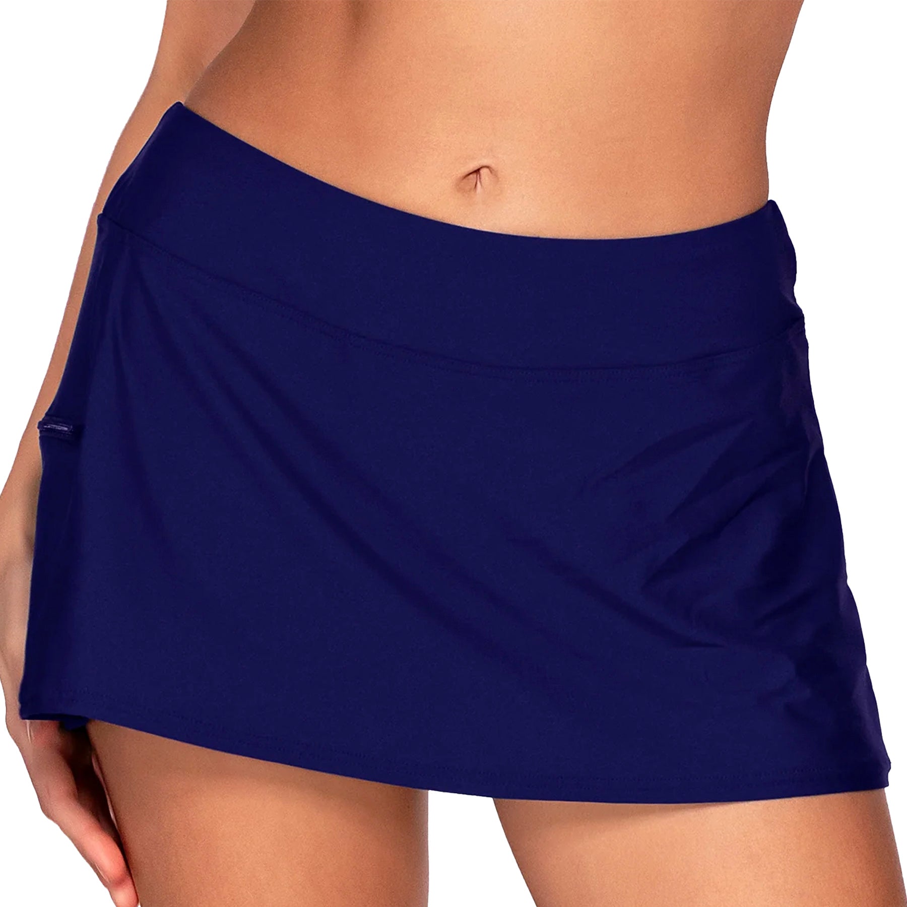 Sunsets Sporty Swim Skirt 40B Indigo Front