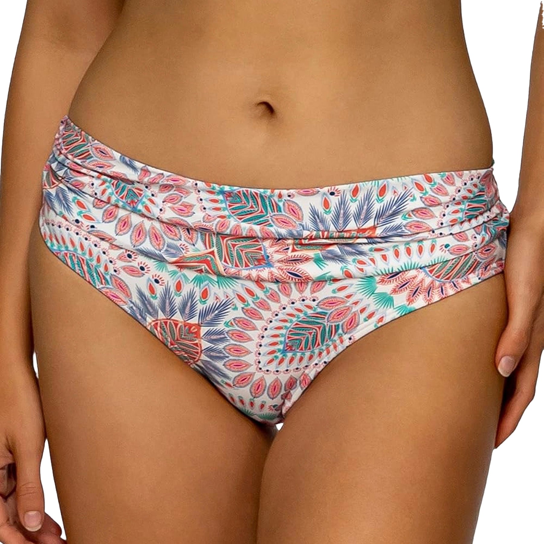 Sunsets Unforgettable Bikini Bottom 27B Vivid Plumes Front