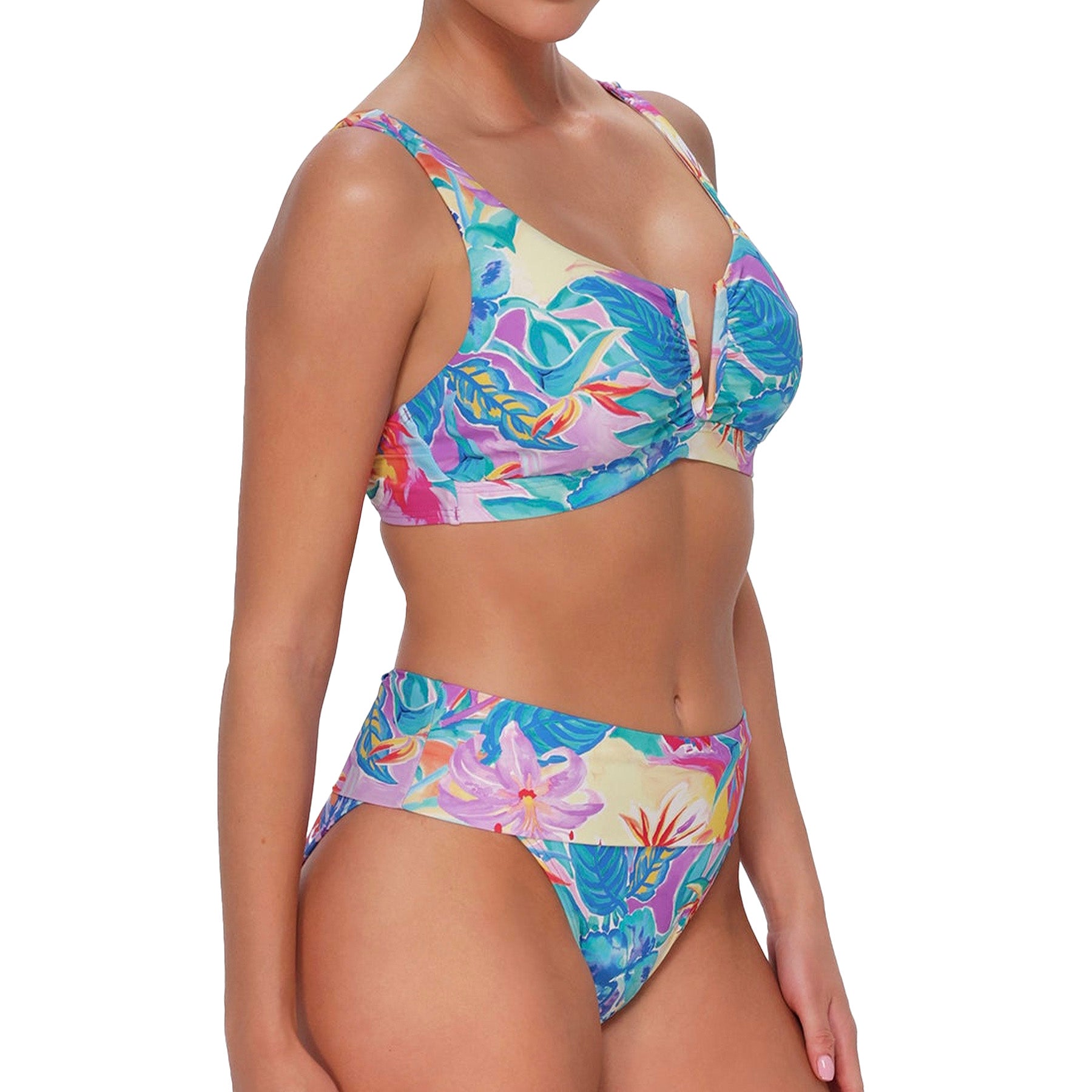 Sunsets Vienna V-Wire Bikini Top 530  Aloha Vista Set