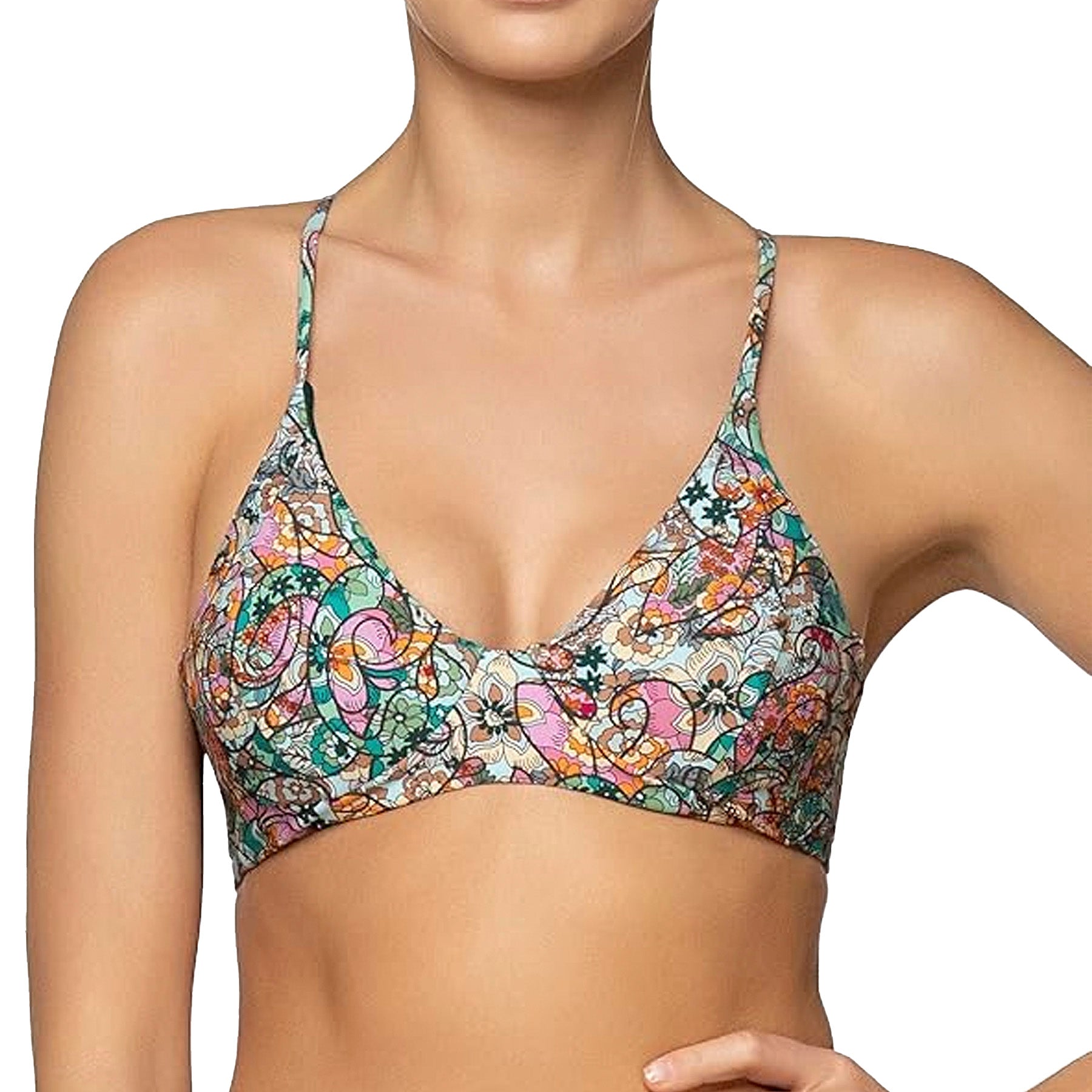 Swim Systems Maya Underwire Bikini Top T516 Sea Glass Front