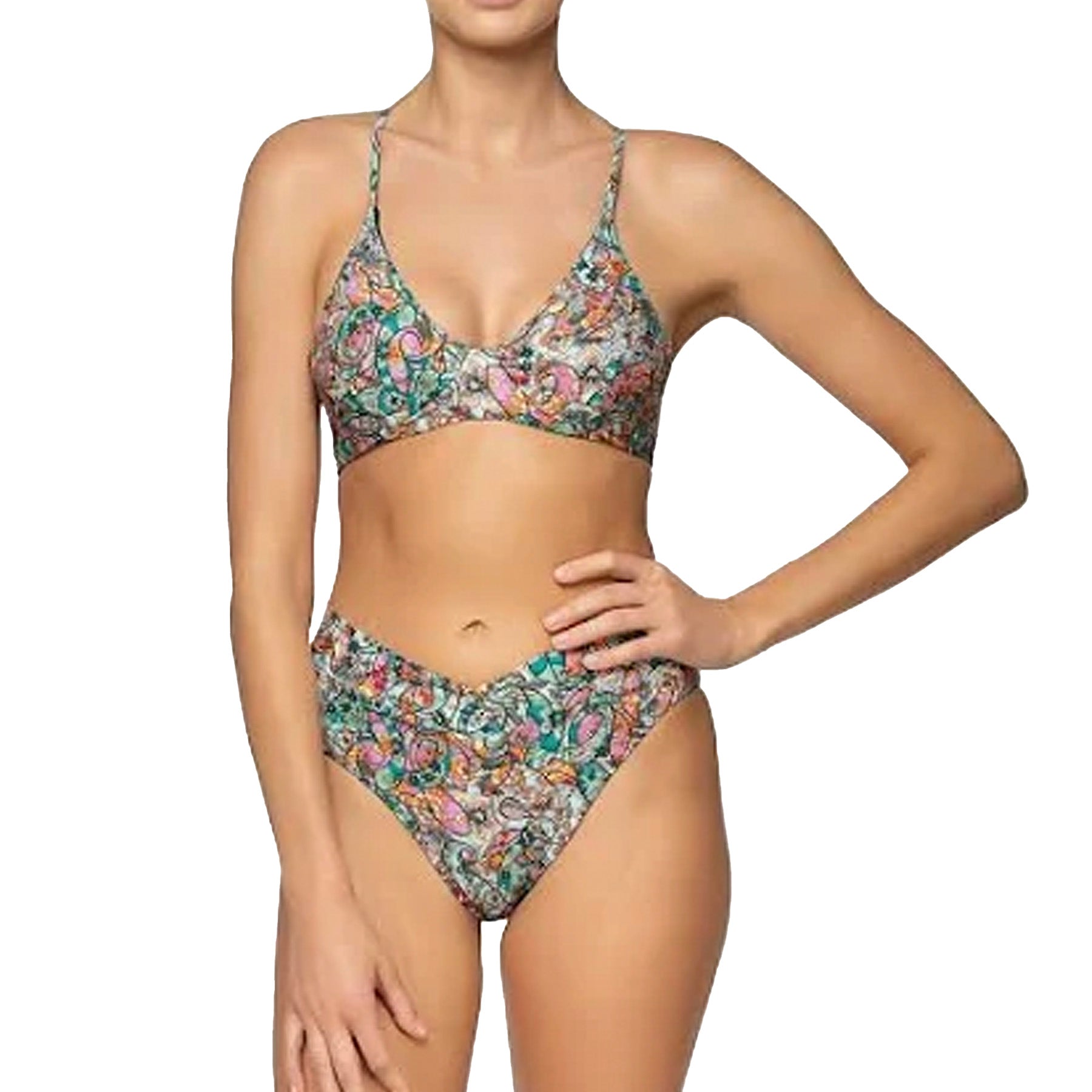 Swim Systems Maya Underwire Bikini Top T516 Sea Glass Set