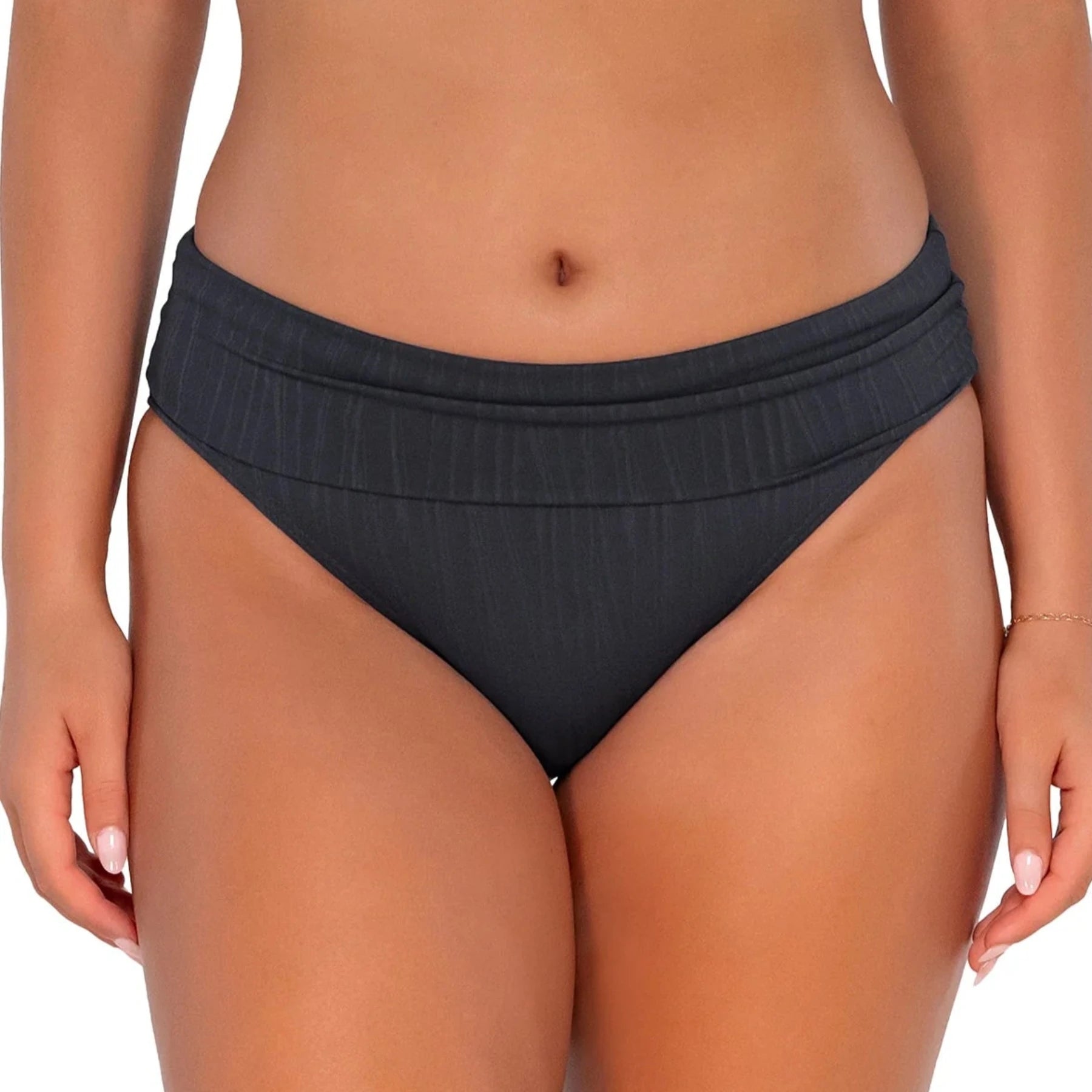 Hannah High Waist 33B - Slate Seagrass Texture