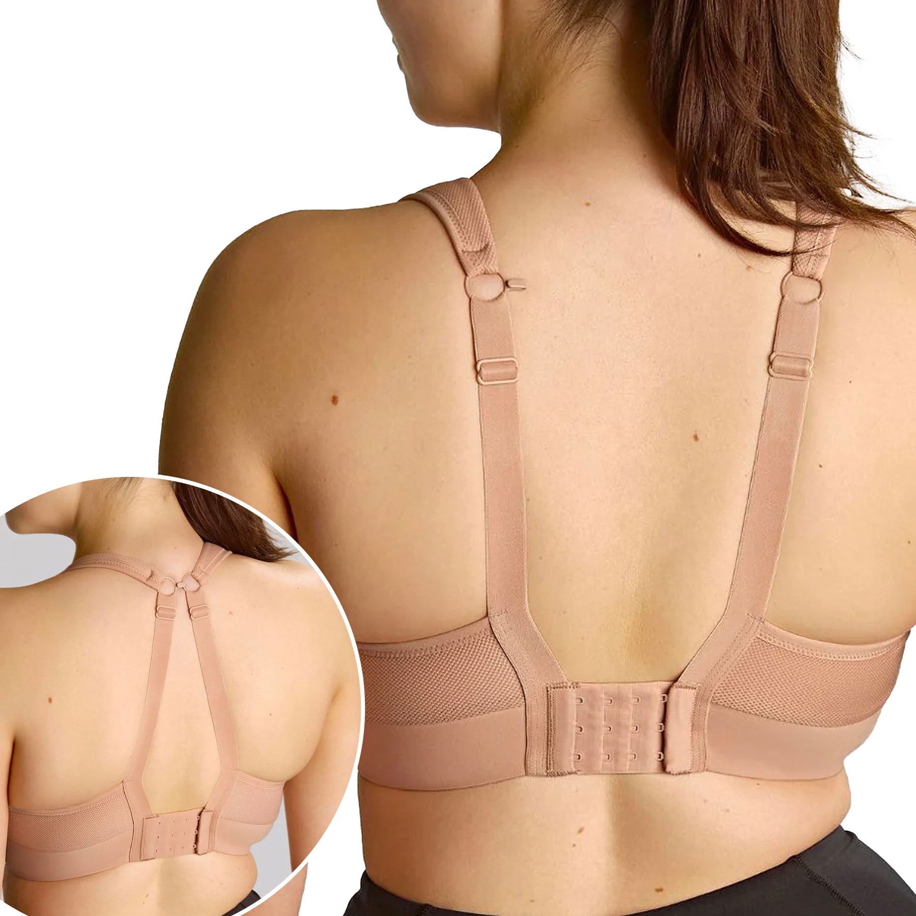 Panache Sculptress Thrive Sports Bra 9443 Dusty Rose Back