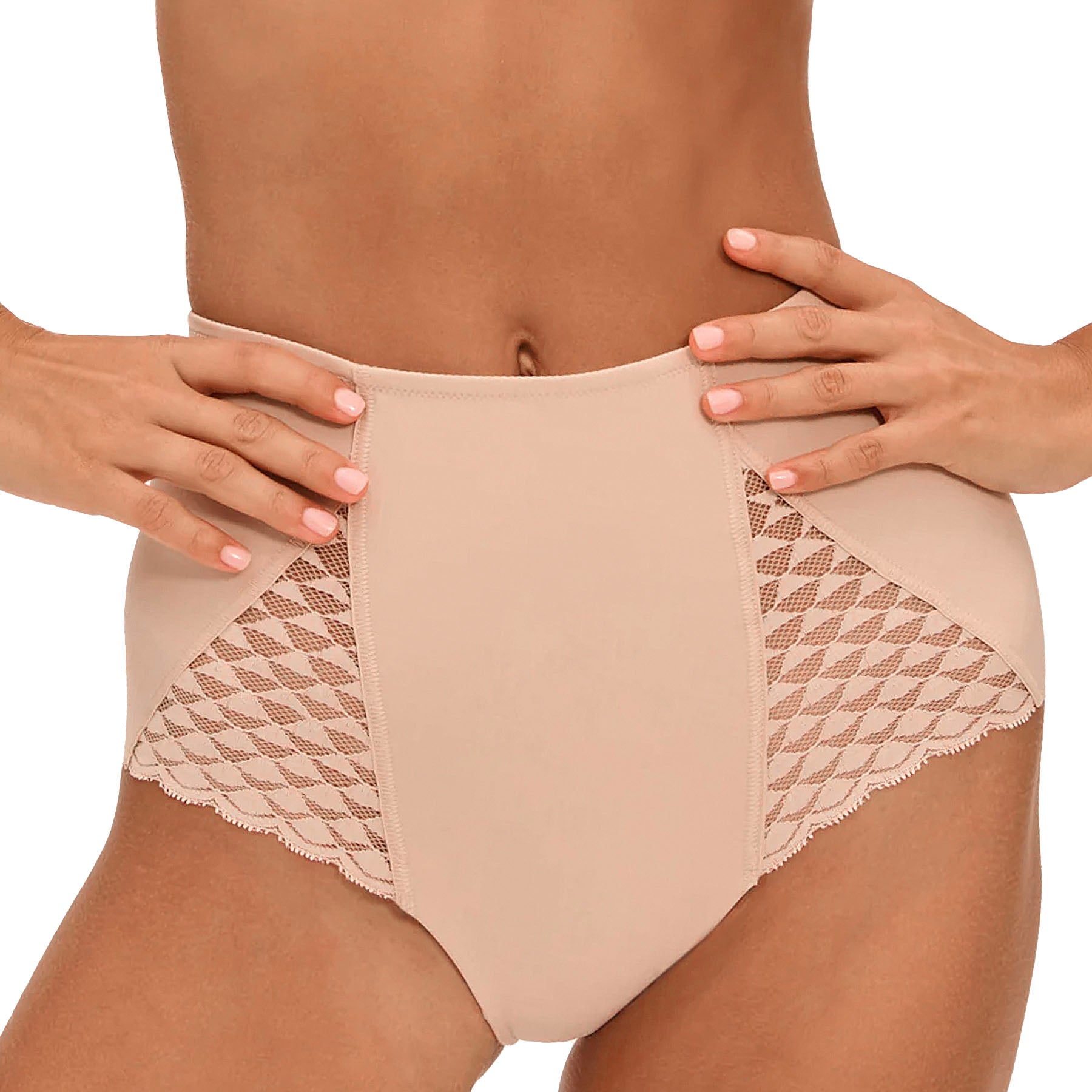 Simone Perele Subtile Control Brief 19Y610 Peau Rose Front