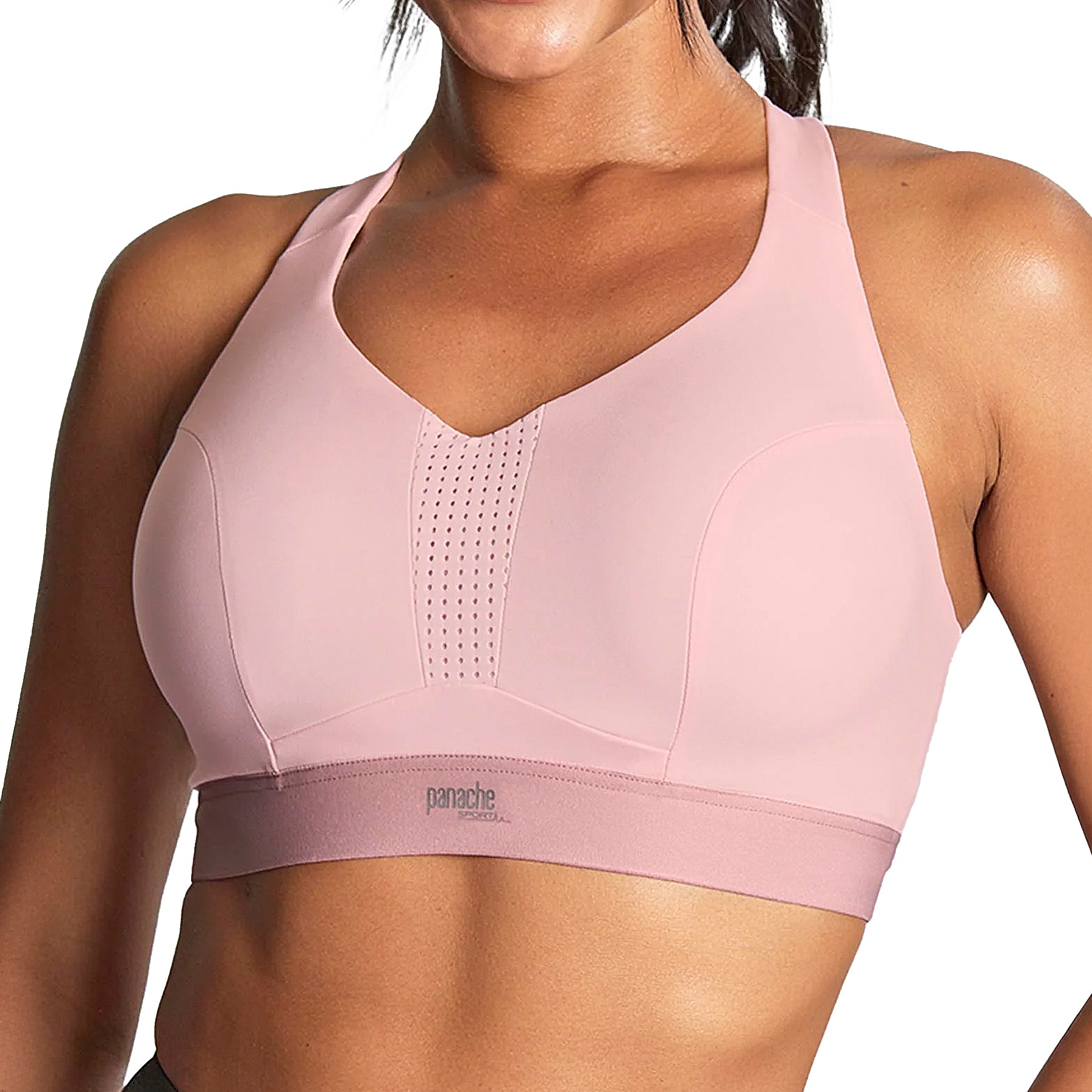 Panache Ultra Performance Non Padded Wired Sports Bra 5022 Pink Front