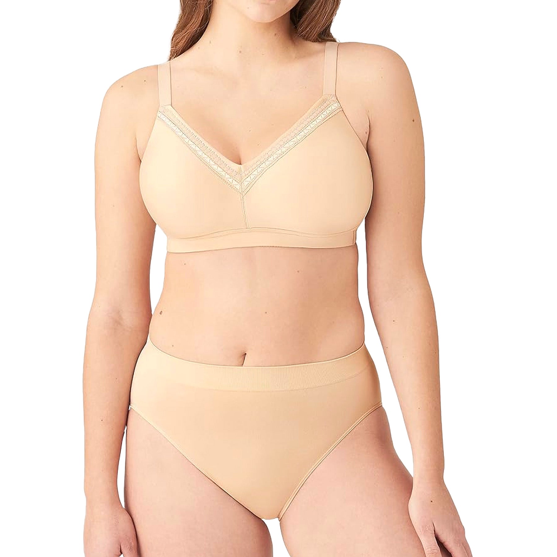 Wacoal Perfect Primer Wirefree Bra 852313 Sand Set
