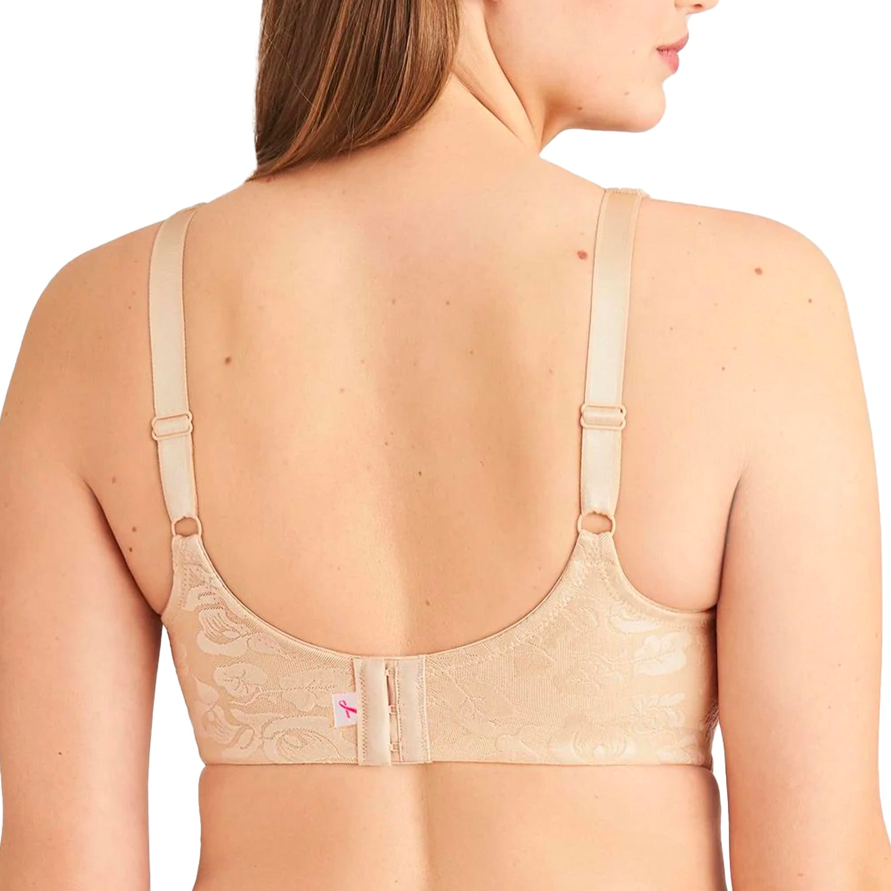 Wacoal Awareness Seamless Wire Free Bra 85276 Sand Rear View