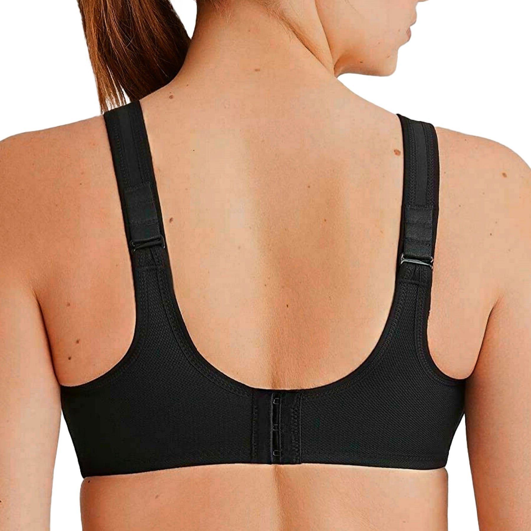 Wacoal Simone Underwire Sports Bra 855170 Black Rear View