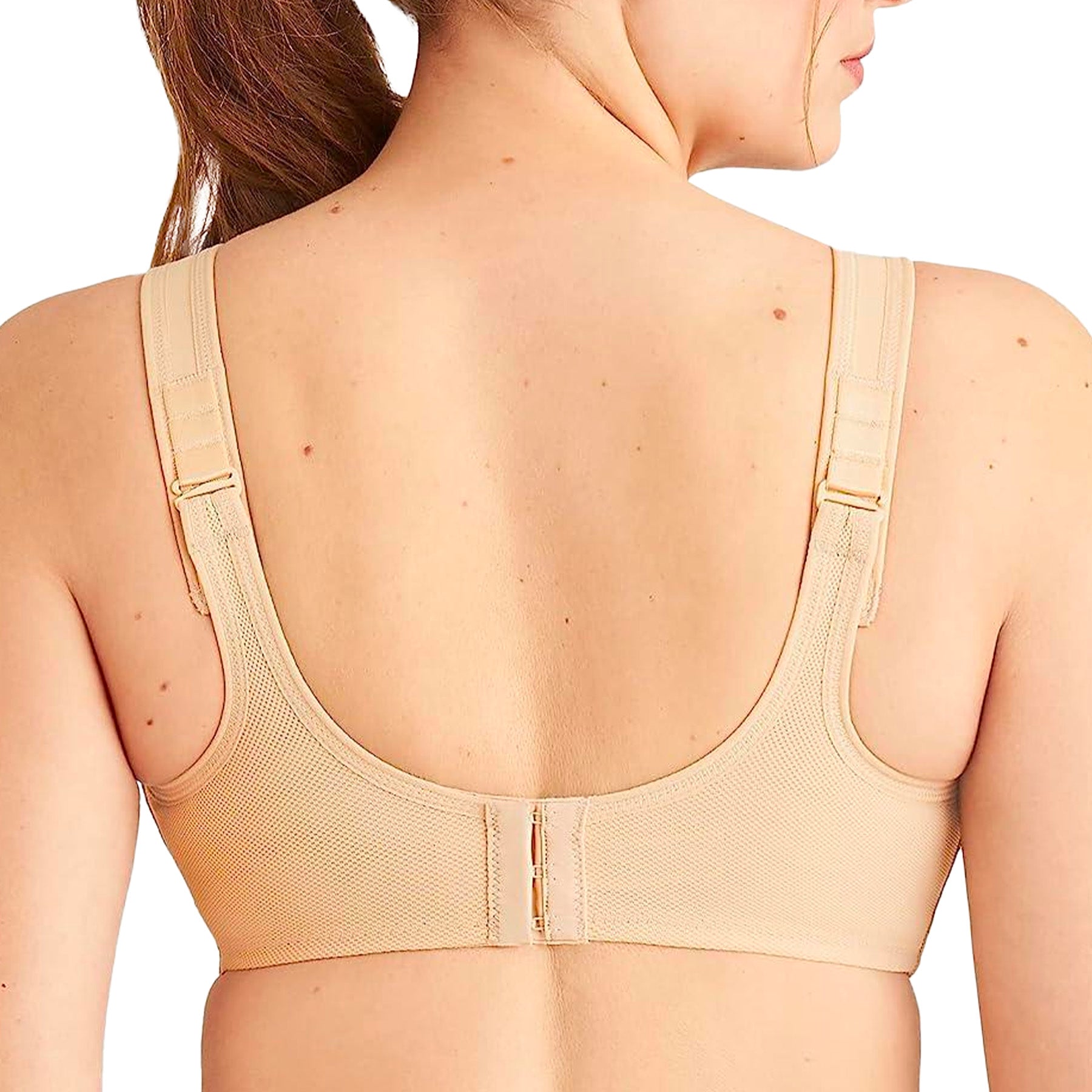 Wacoal Simone Underwire Sports Bra 855170 Sand Rear View