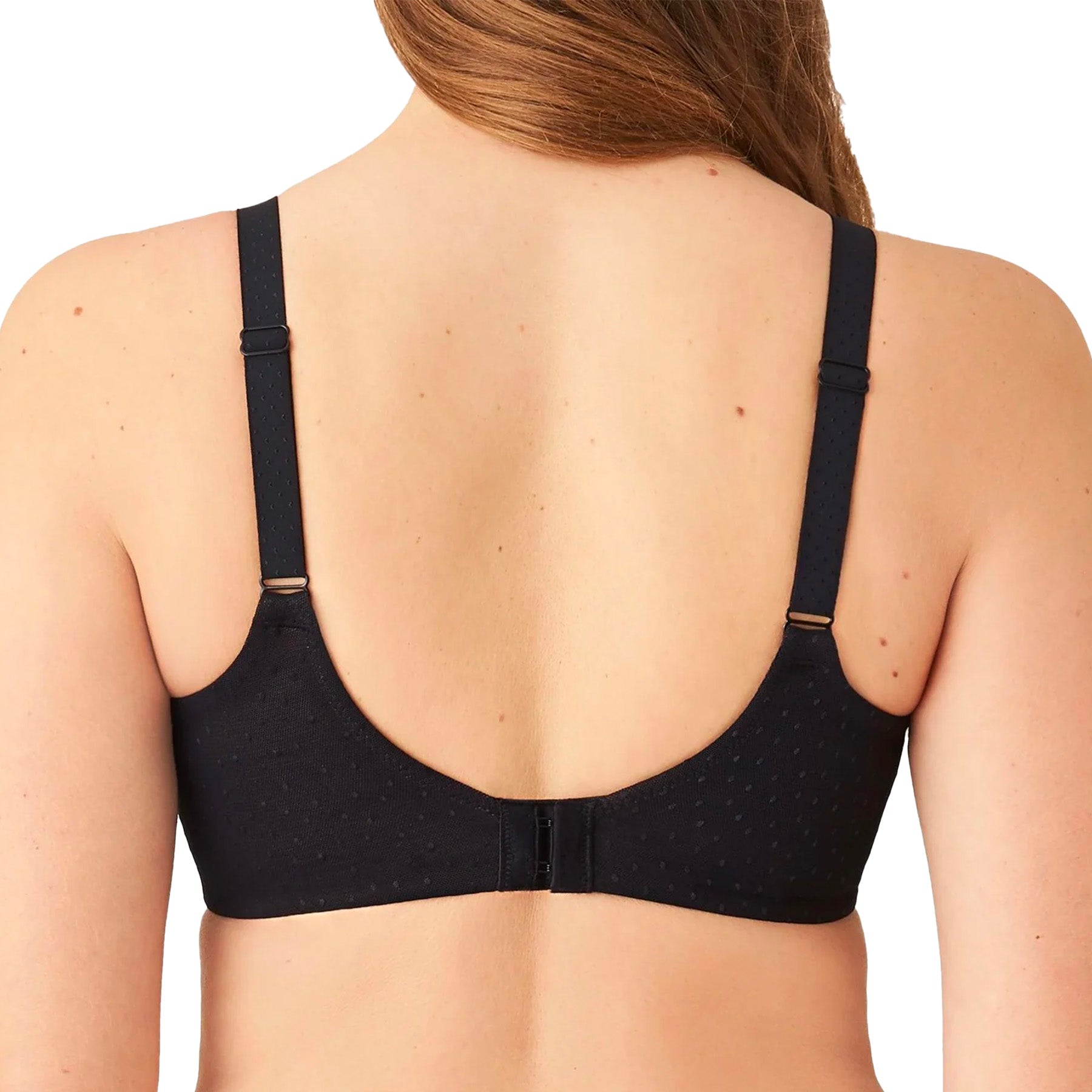 Wacoal Back Appeal Underwire 855303 Black Rear View