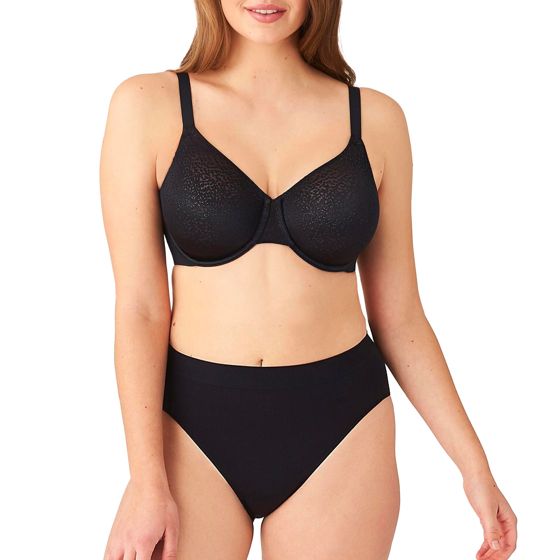 Wacoal Back Appeal Underwire 855303 Black Set