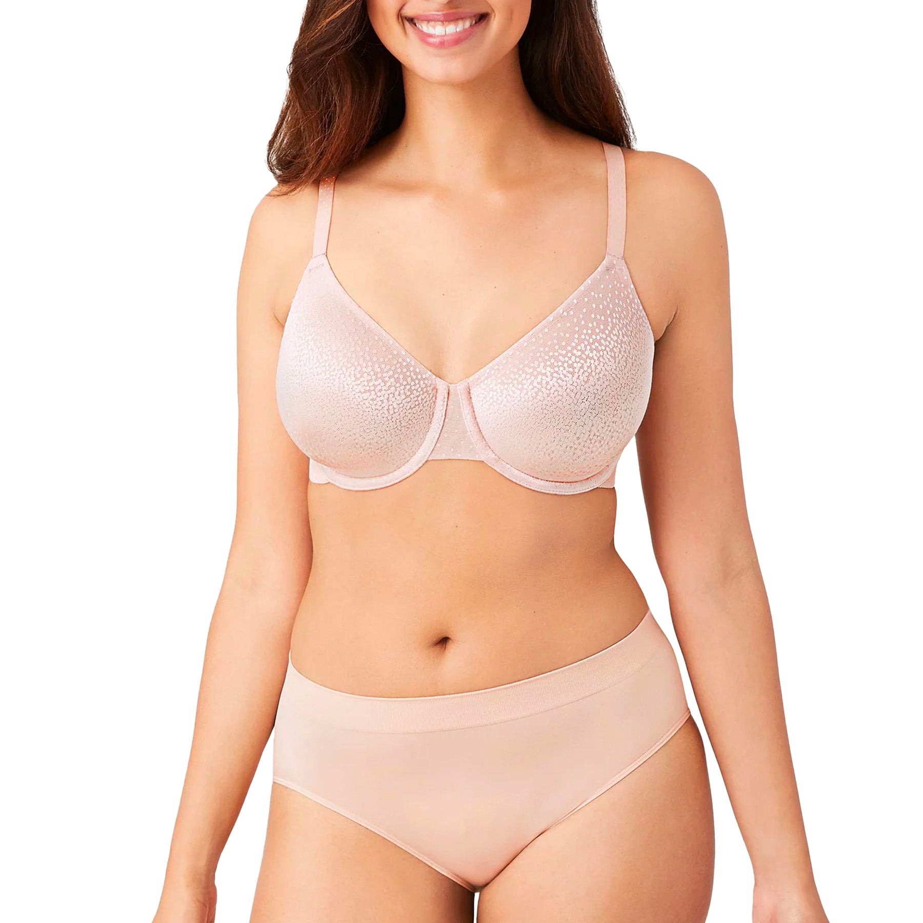 Wacoal Back Appeal Underwire 855303 Rose Dust Set