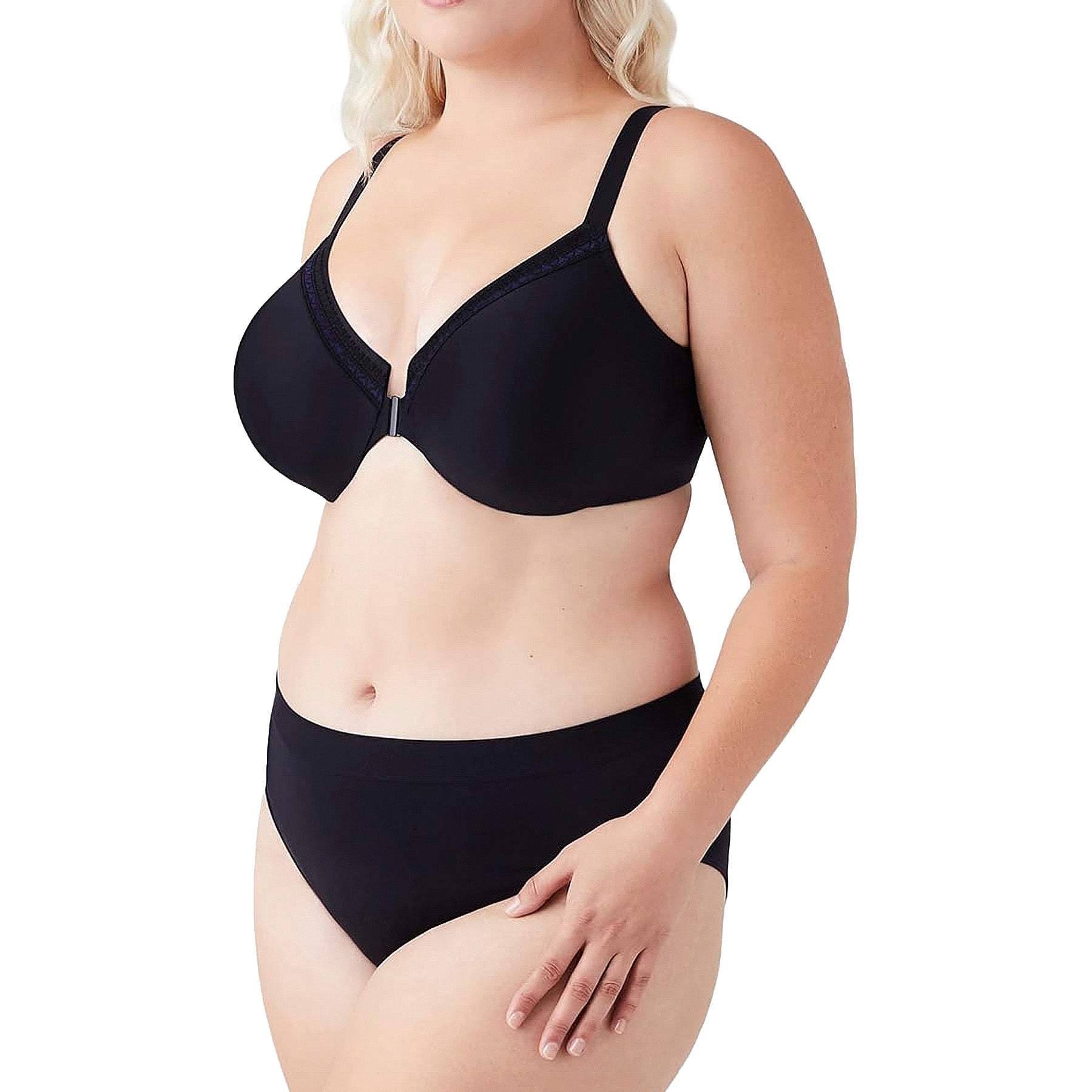 Wacoal Perfect Primer Front Close Underwire 855313 Black Set