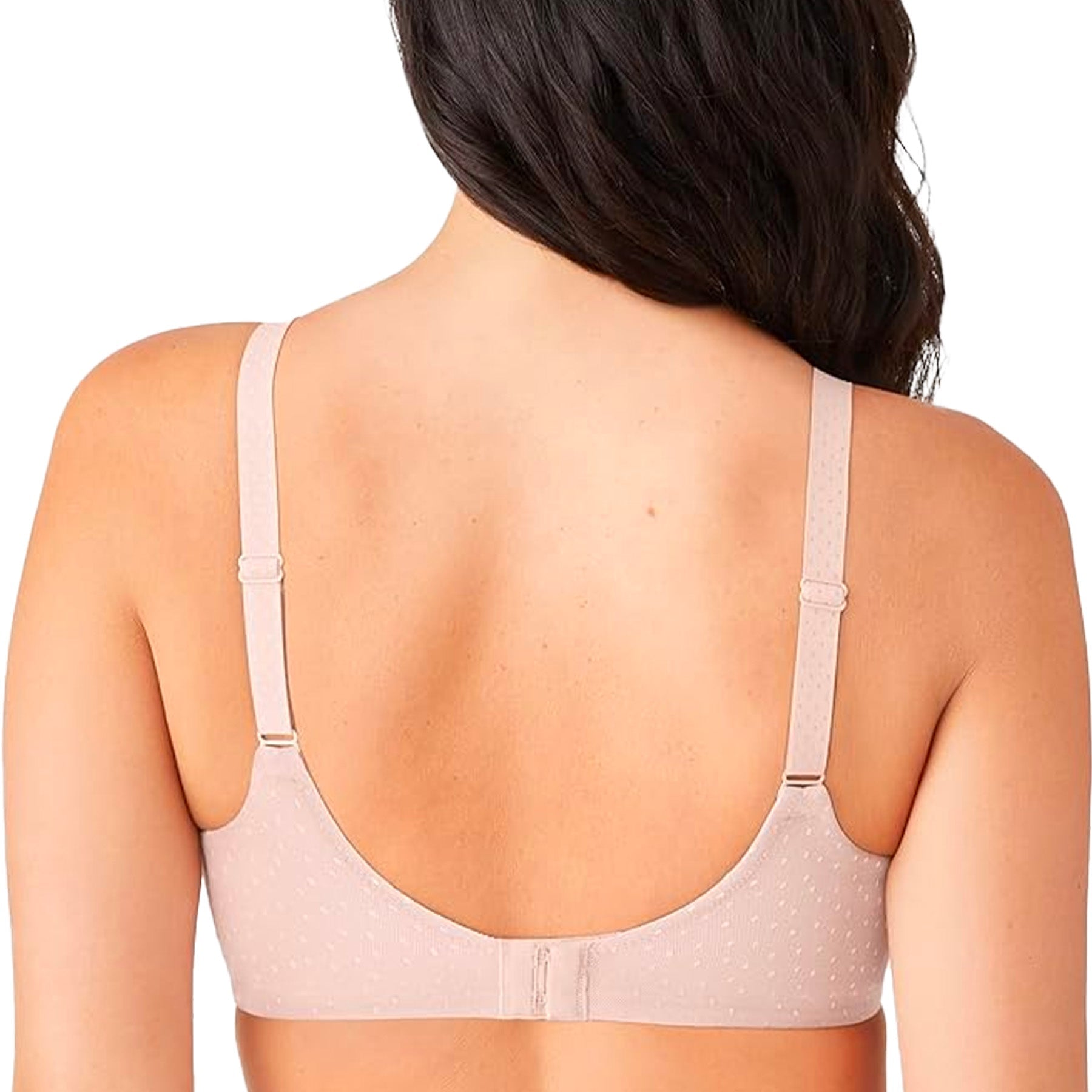 Wacoal Back Appeal Wire Free T-Shirt Bra 856303 Rose Dust Rear View