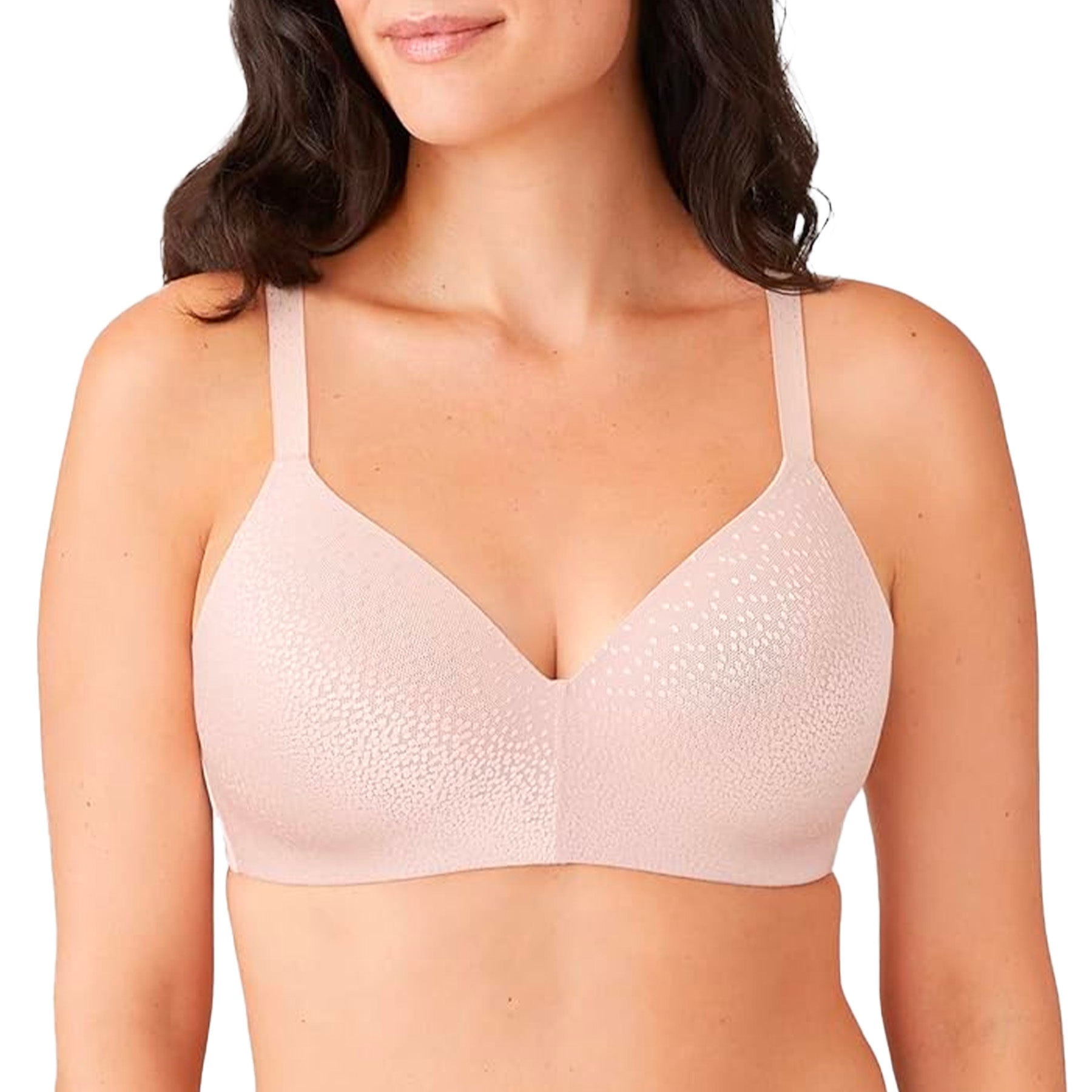 Wacoal Back Appeal Wire Free T-Shirt Bra 856303 Rose Dust