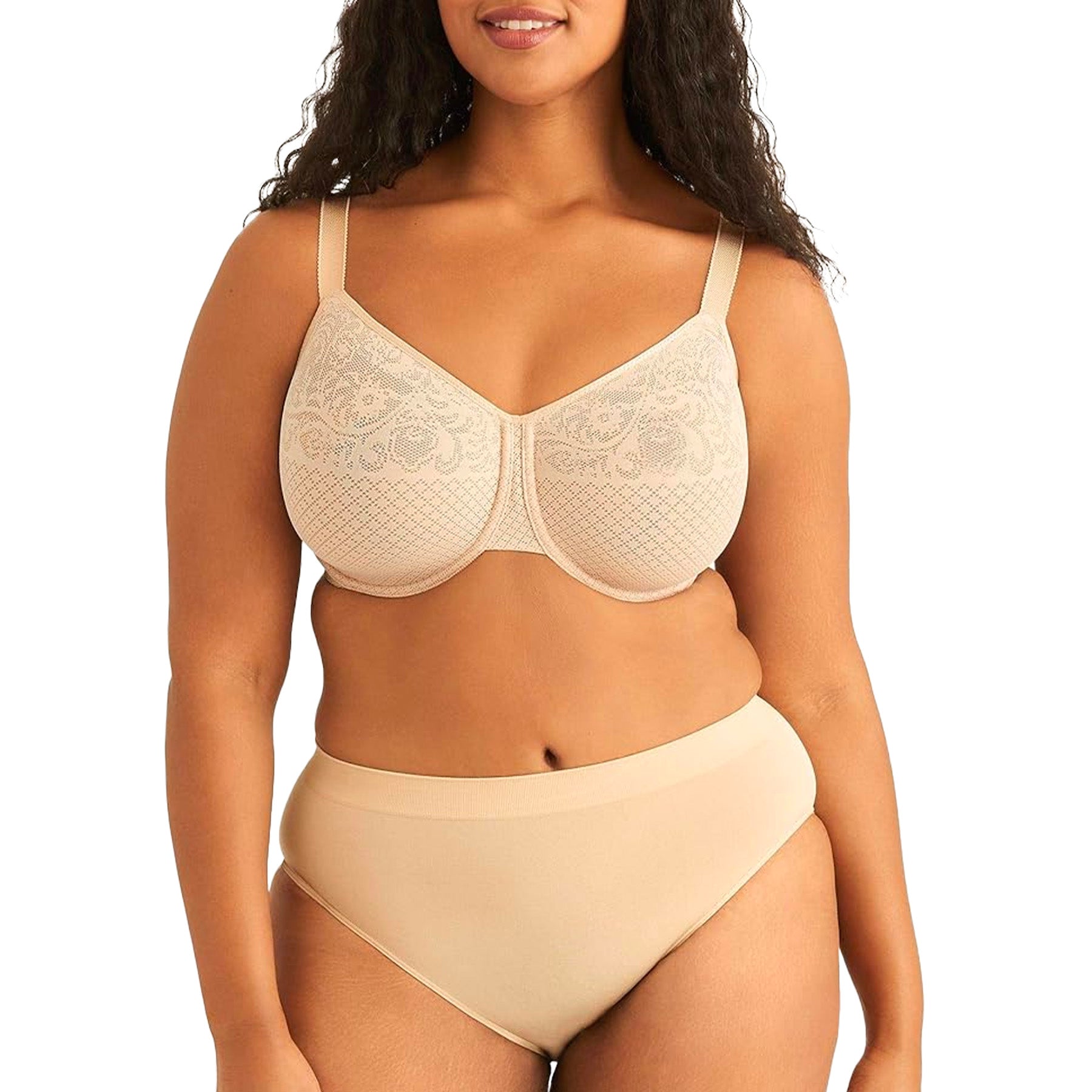 Wacoal Visual Effects Underwire Minimizer Bra 857210 Sand Set