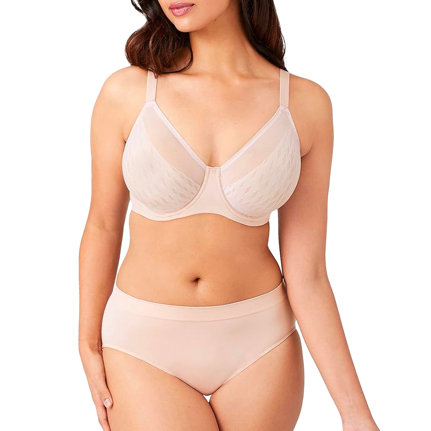 Wacoal Elevated Allure Underwire Bra 855336 Rose Dust Set