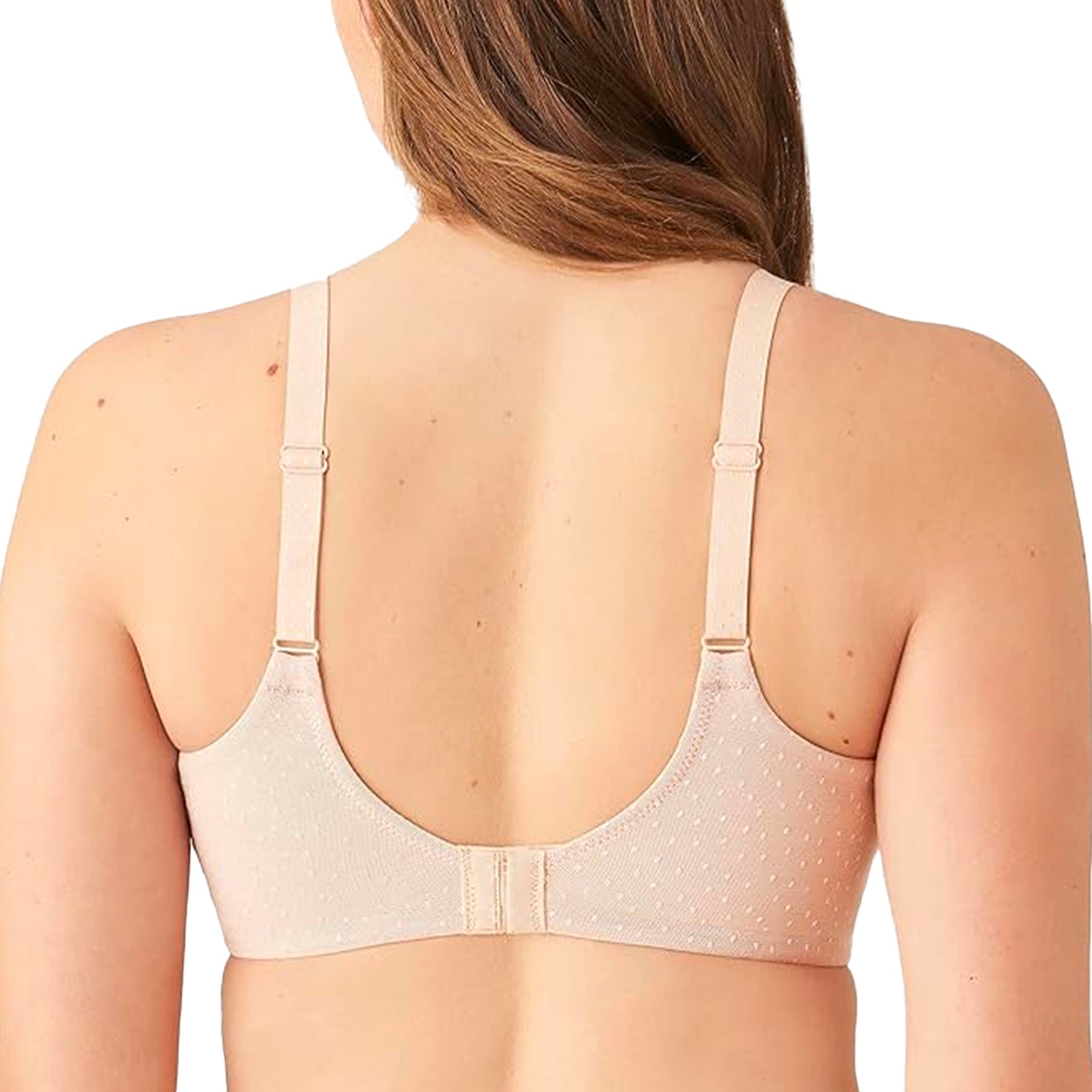 Wacoal Back Appeal Wire Free Bra 852303 Rose Dust Rear View