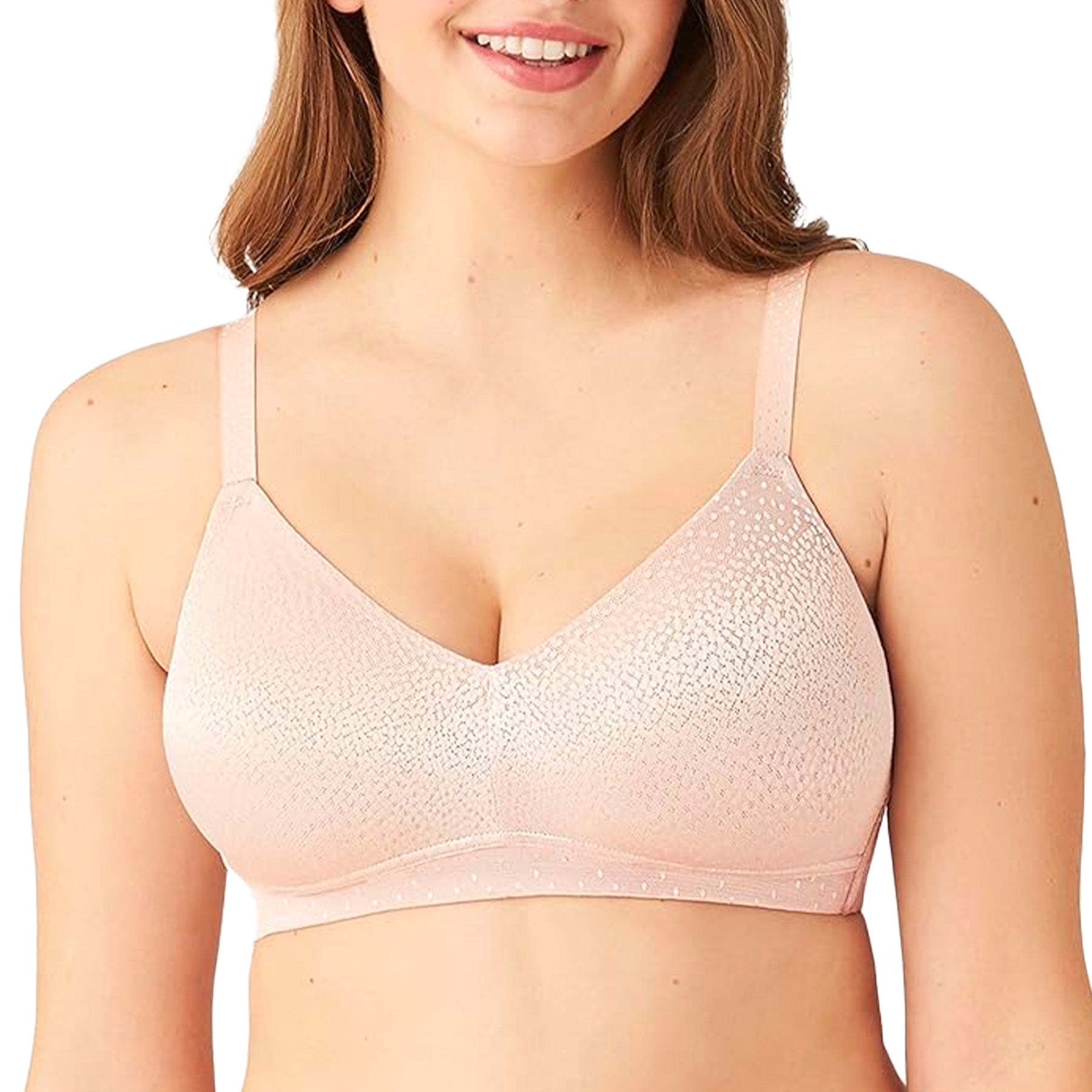 Wacoal Back Appeal Wire Free Bra 852303 Rose Dust