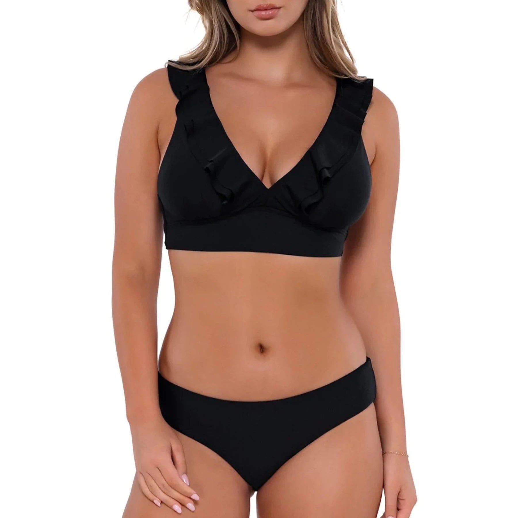 Willa Wireless Bikini Top 546EFGH - Black