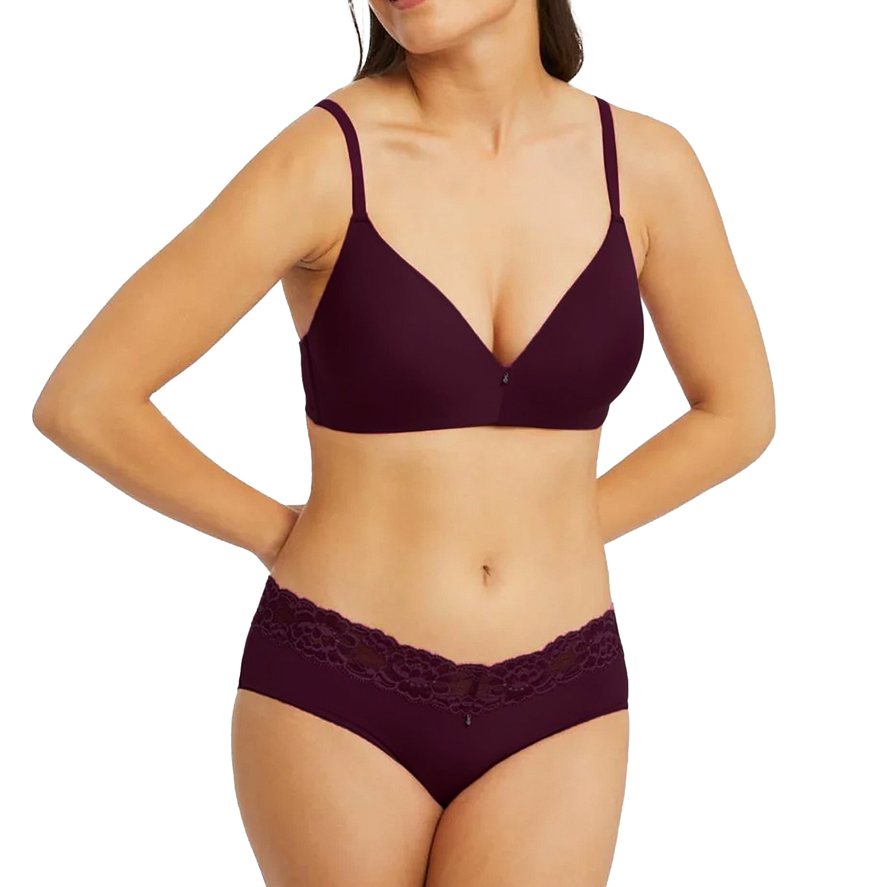 Montelle Wire Free T-Shirt Bra 9317 Fig Set