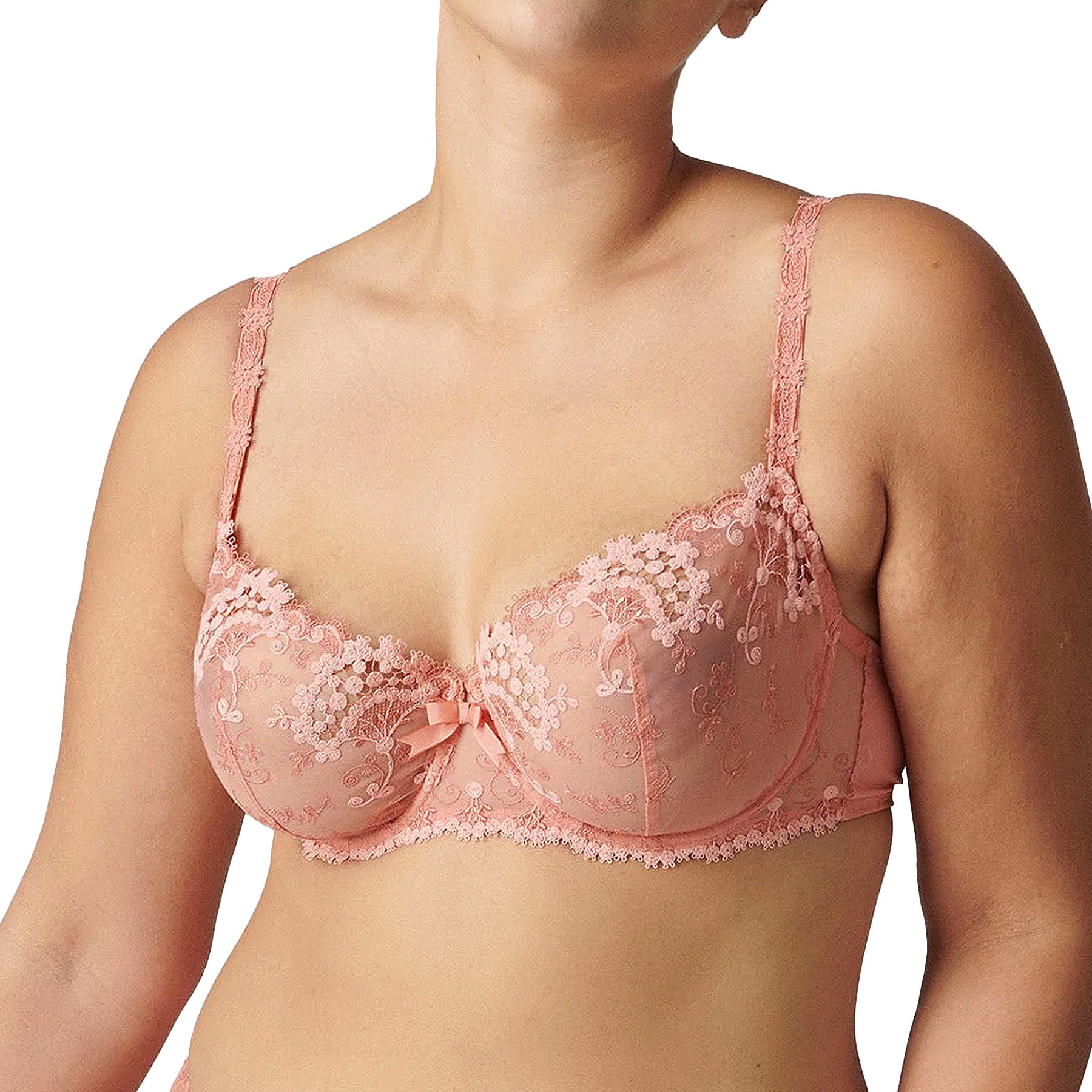 Simone Perele Wish Demi Cup Bra 12B330 Ginger Pink Front