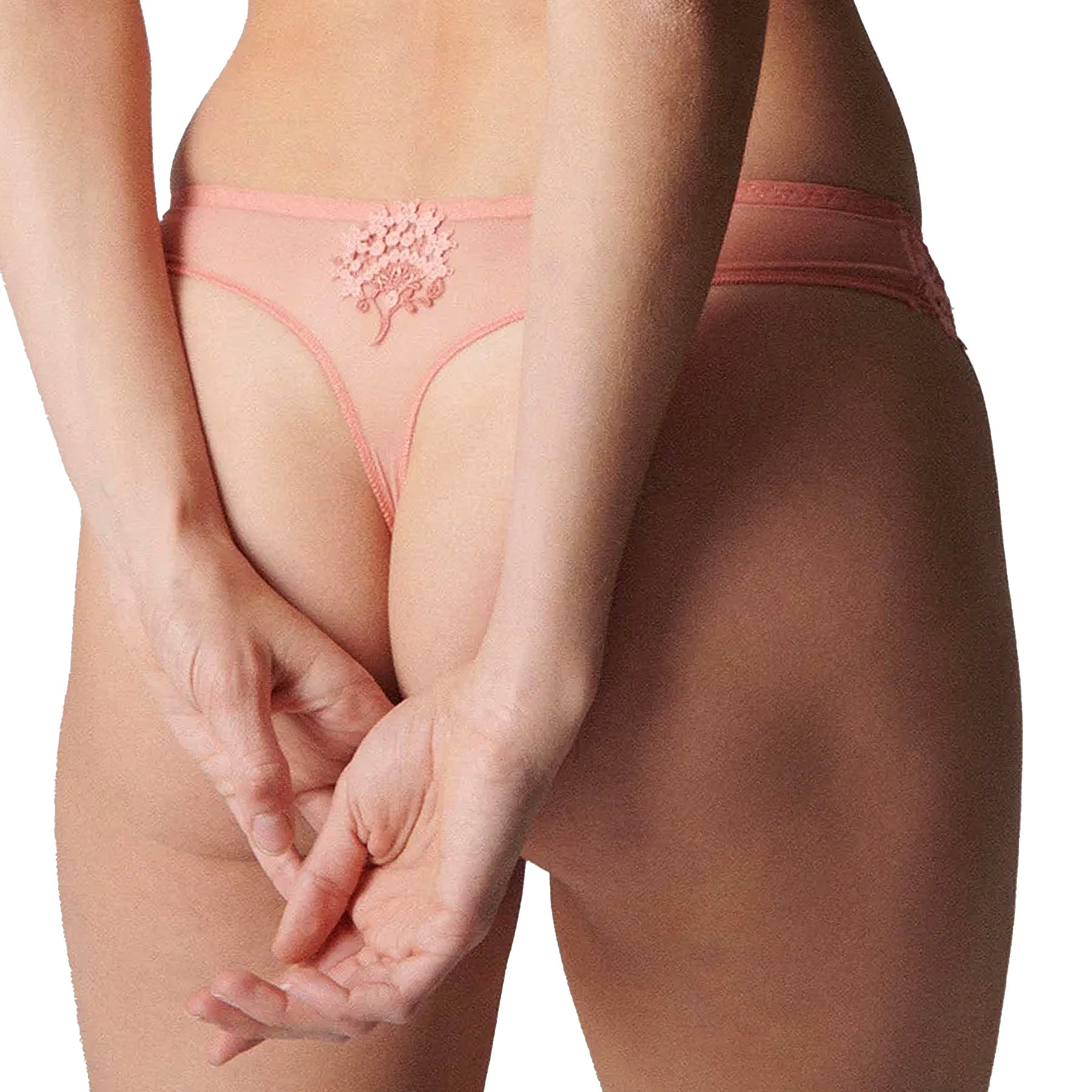 Simone Perele Wish Tanga 12B710 Ginger Pink Back