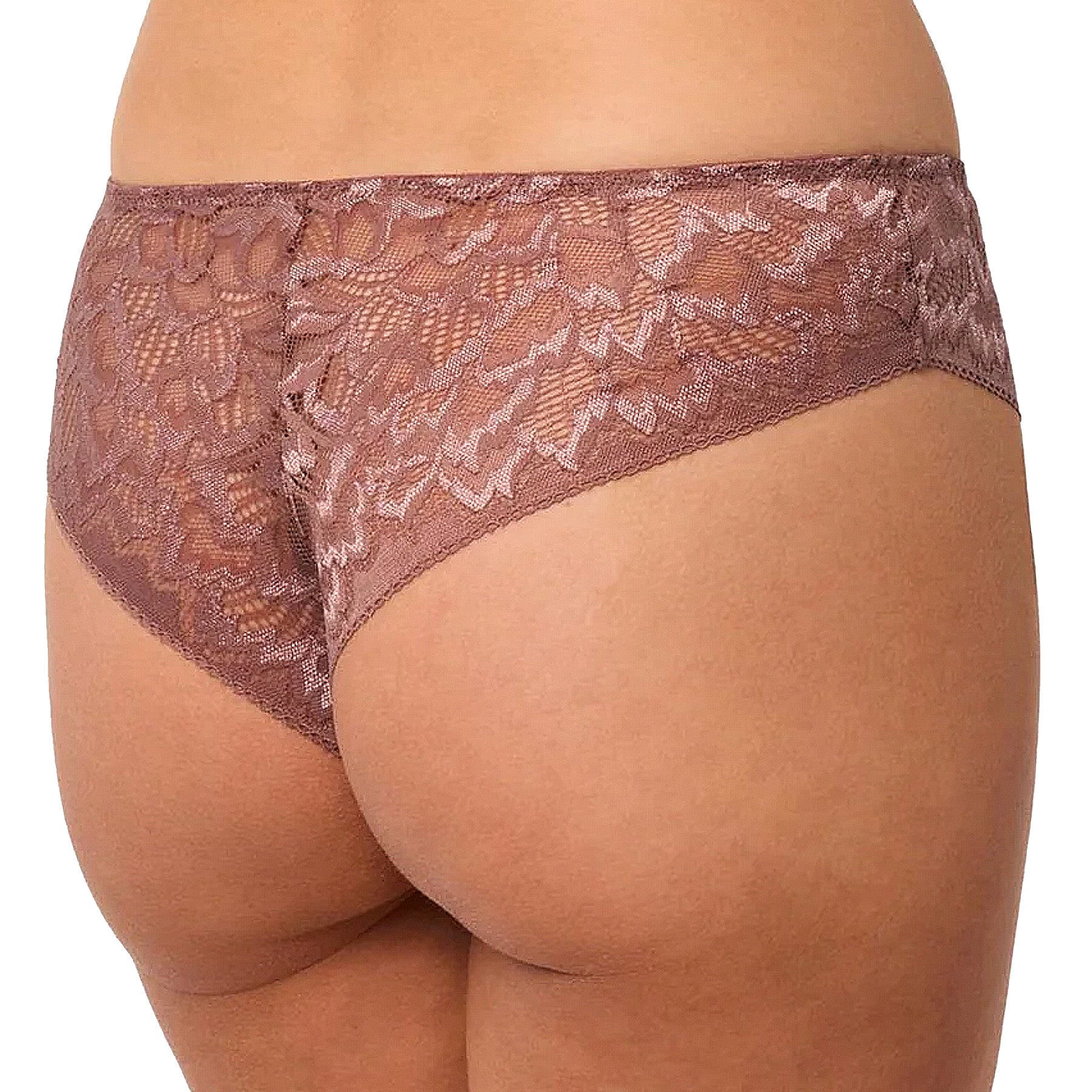 Montelle Brazilian Panty 9707 Woodrose Back