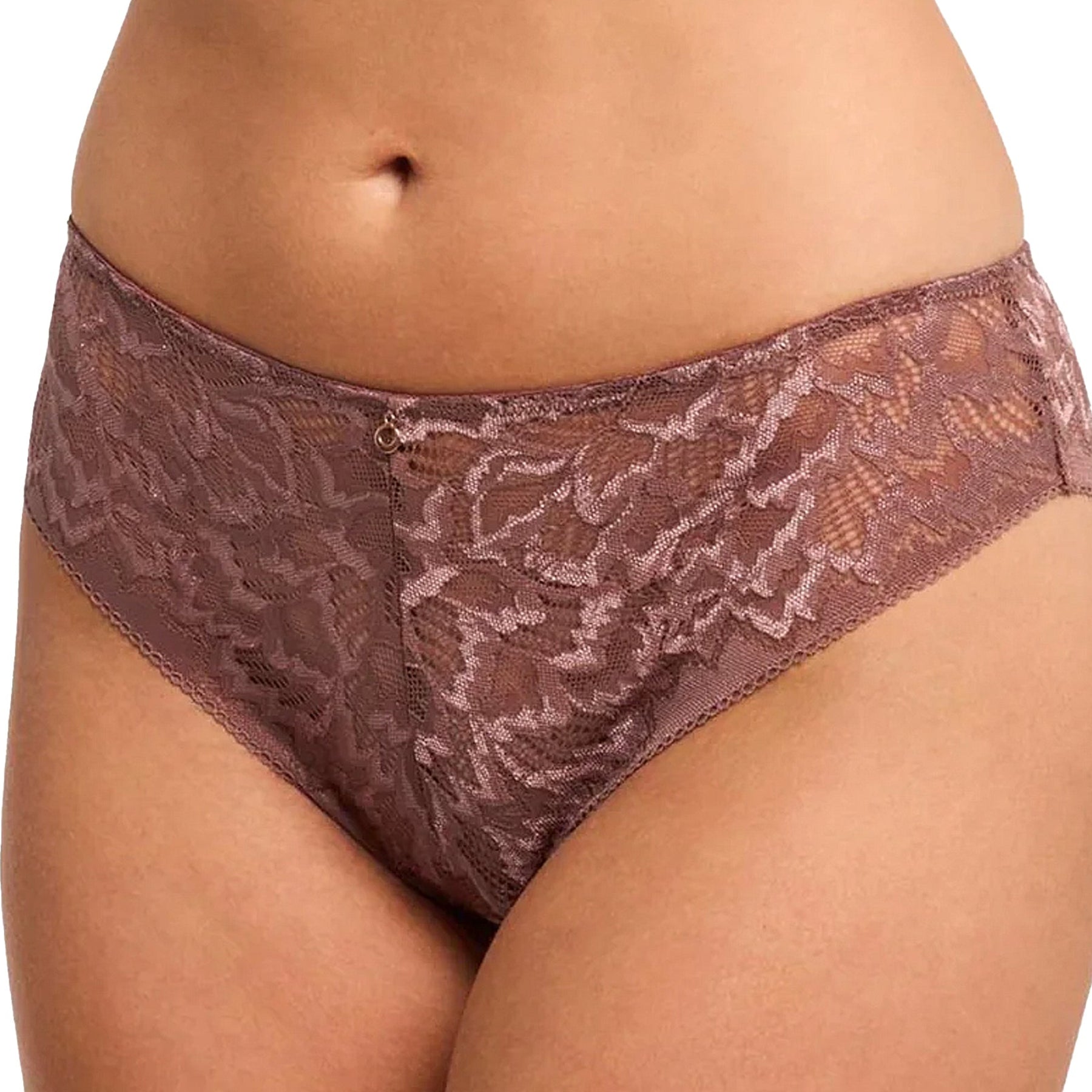 Montelle Brazilian Panty 9707 Woodrose Front