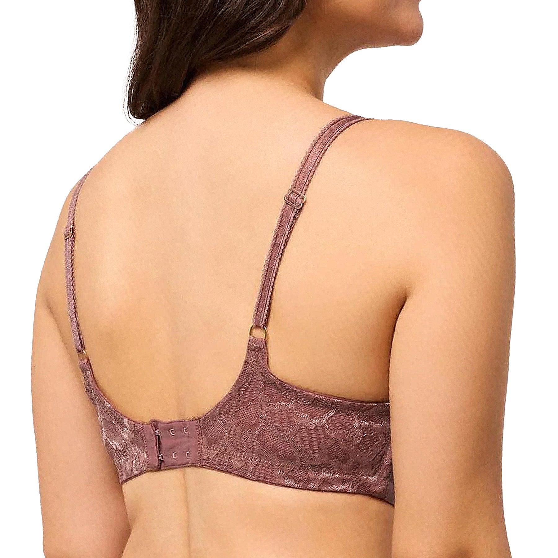 Montelle Wire-Free Dream Bra 9704 Woodrose Back