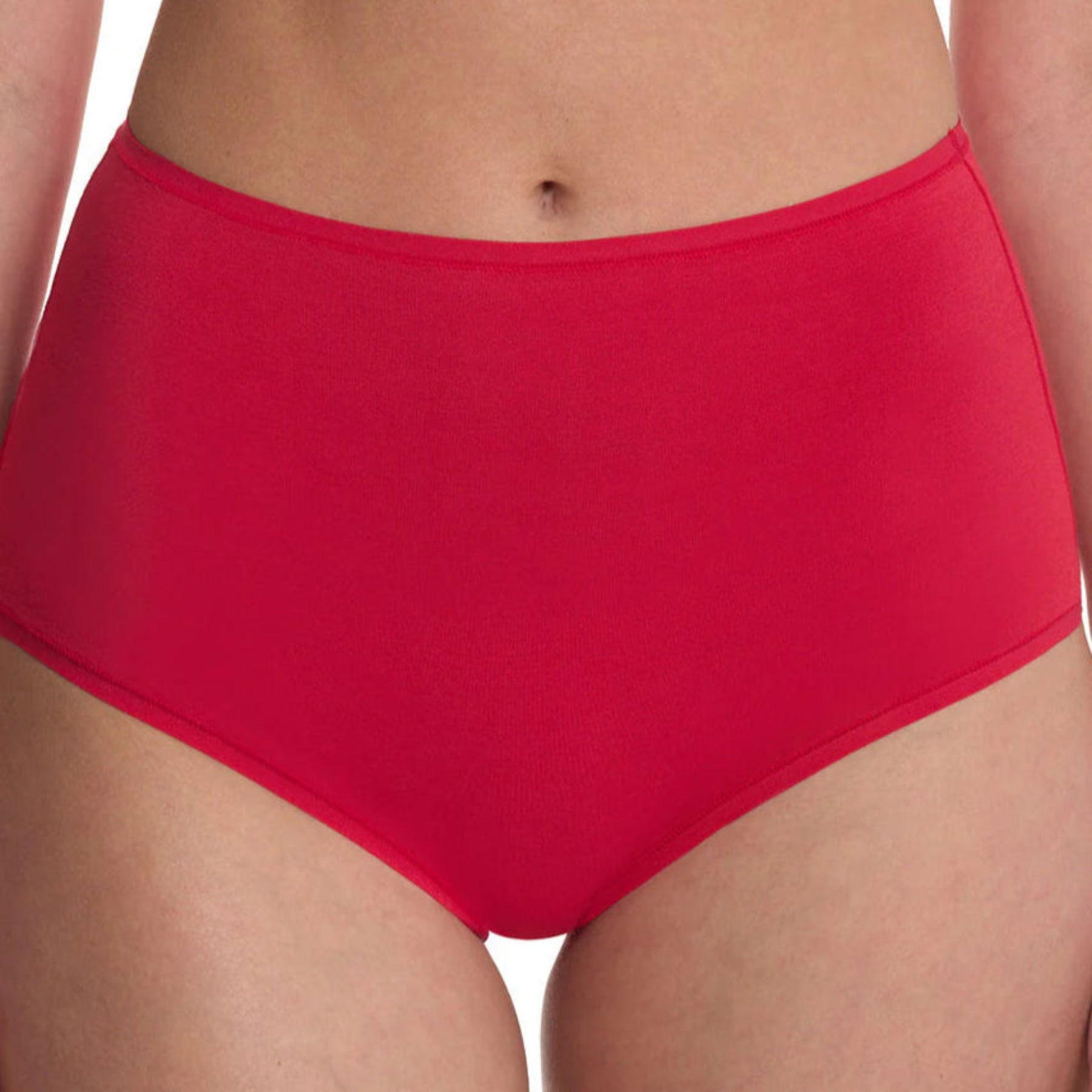 Natori Bliss Bare Cotton High Waist Brief 778346 - Bonfire