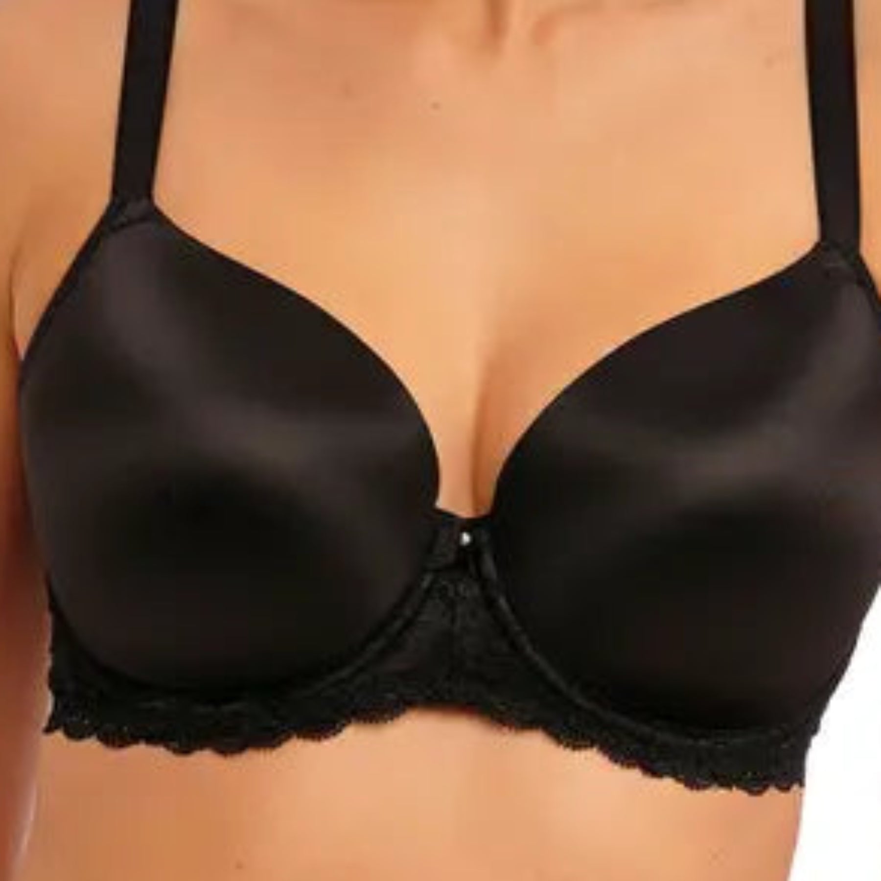 Freya Offbeat Decadence UW Moulded Spacer Bra AA402510 - Black