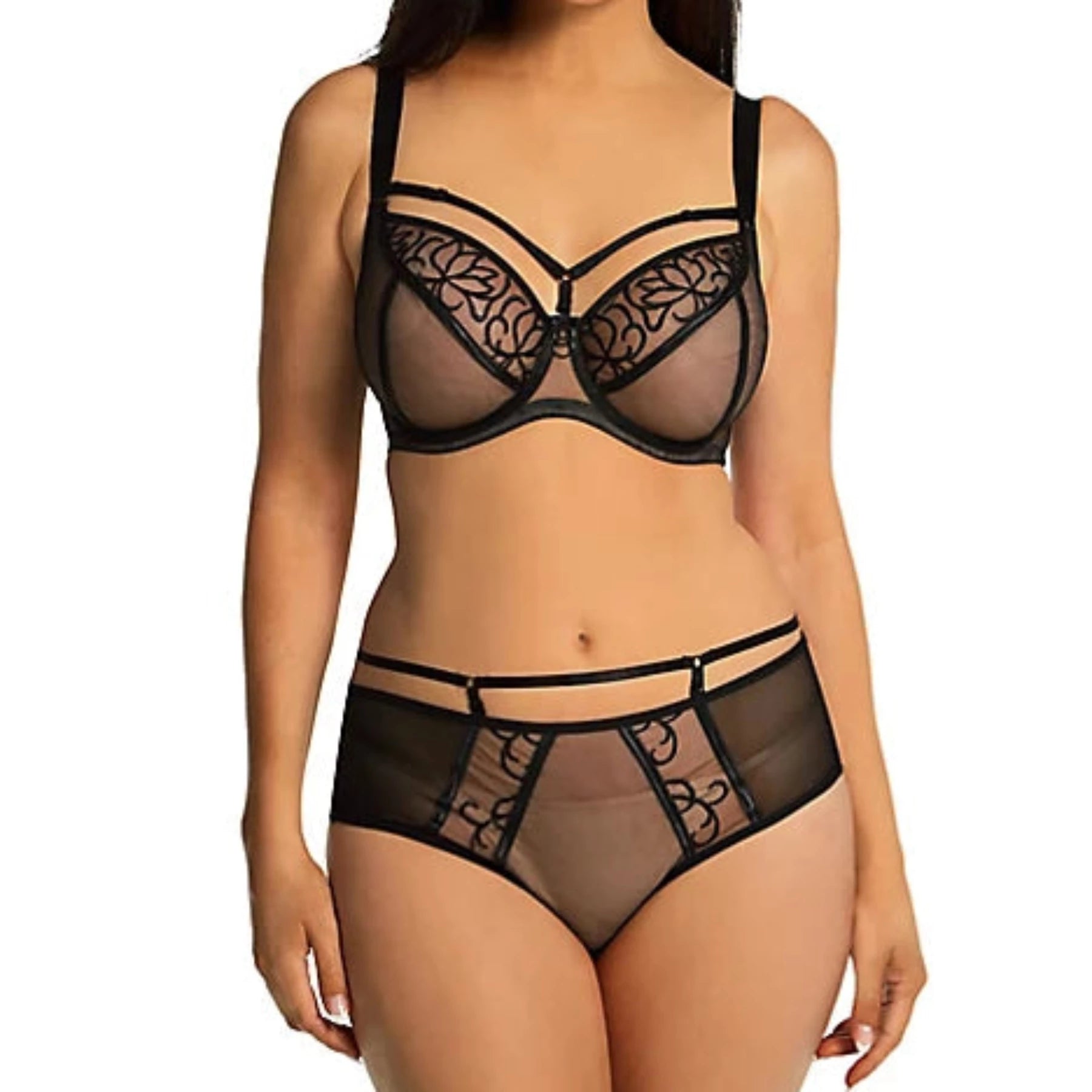 Alexa See-Thru Bra B2151 - Black