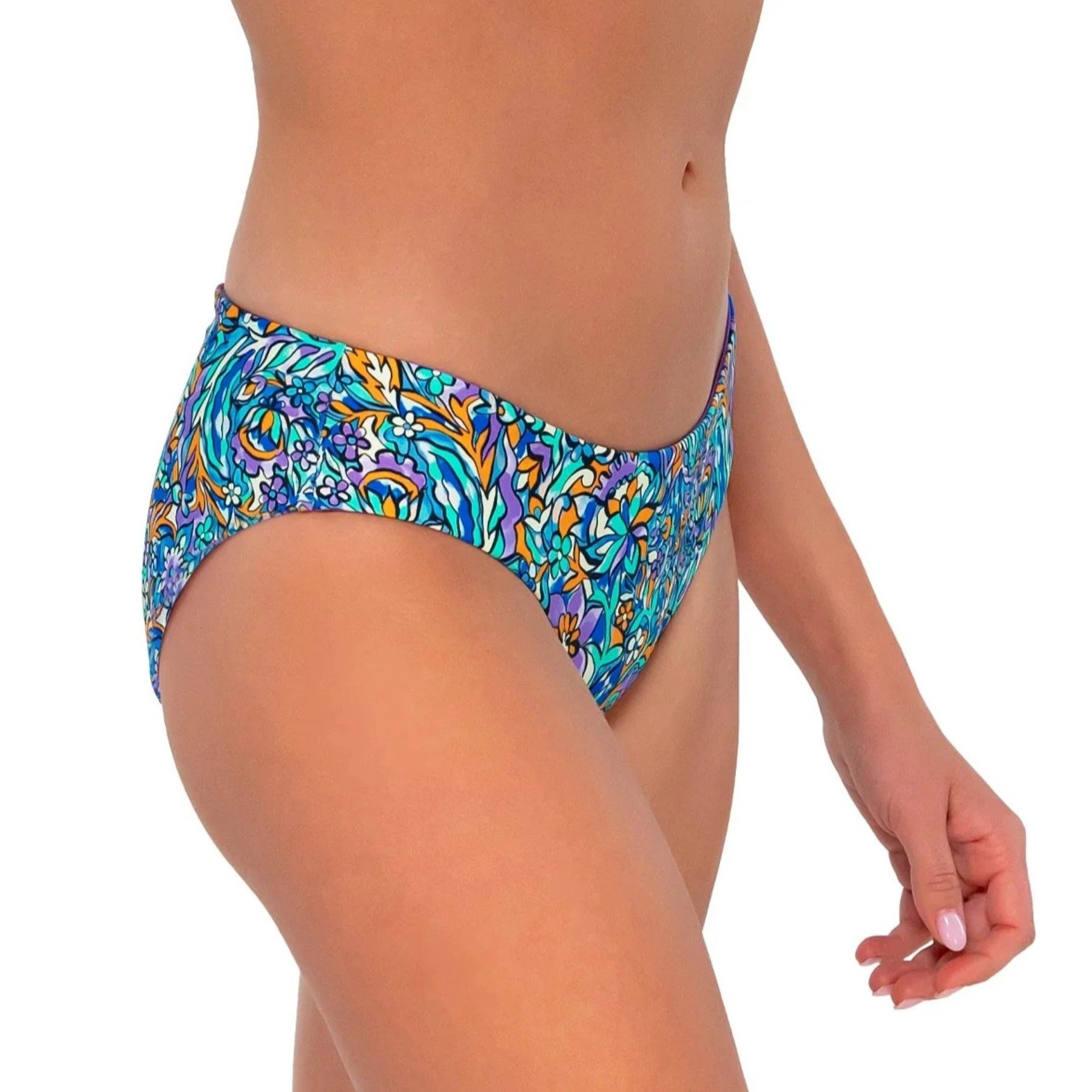 Alana Reversible Hipster 19B - Pansy Fields