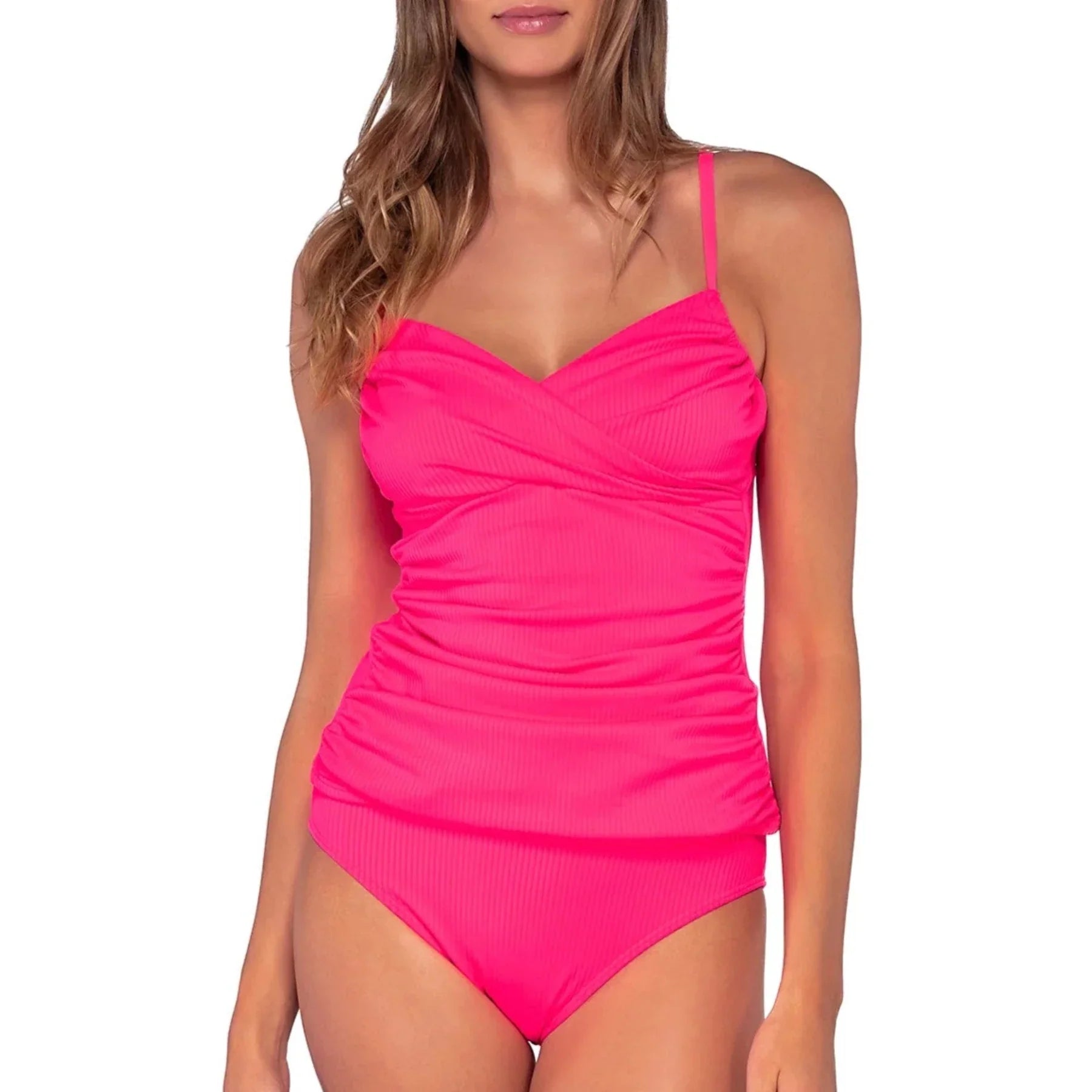 Simone Tankini 81T - Neon Pink