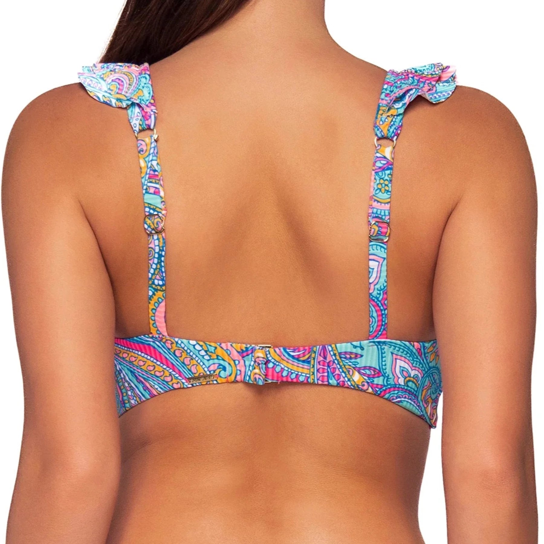 Willa Wireless Bikini Top 546EFGH - Paisley Pop