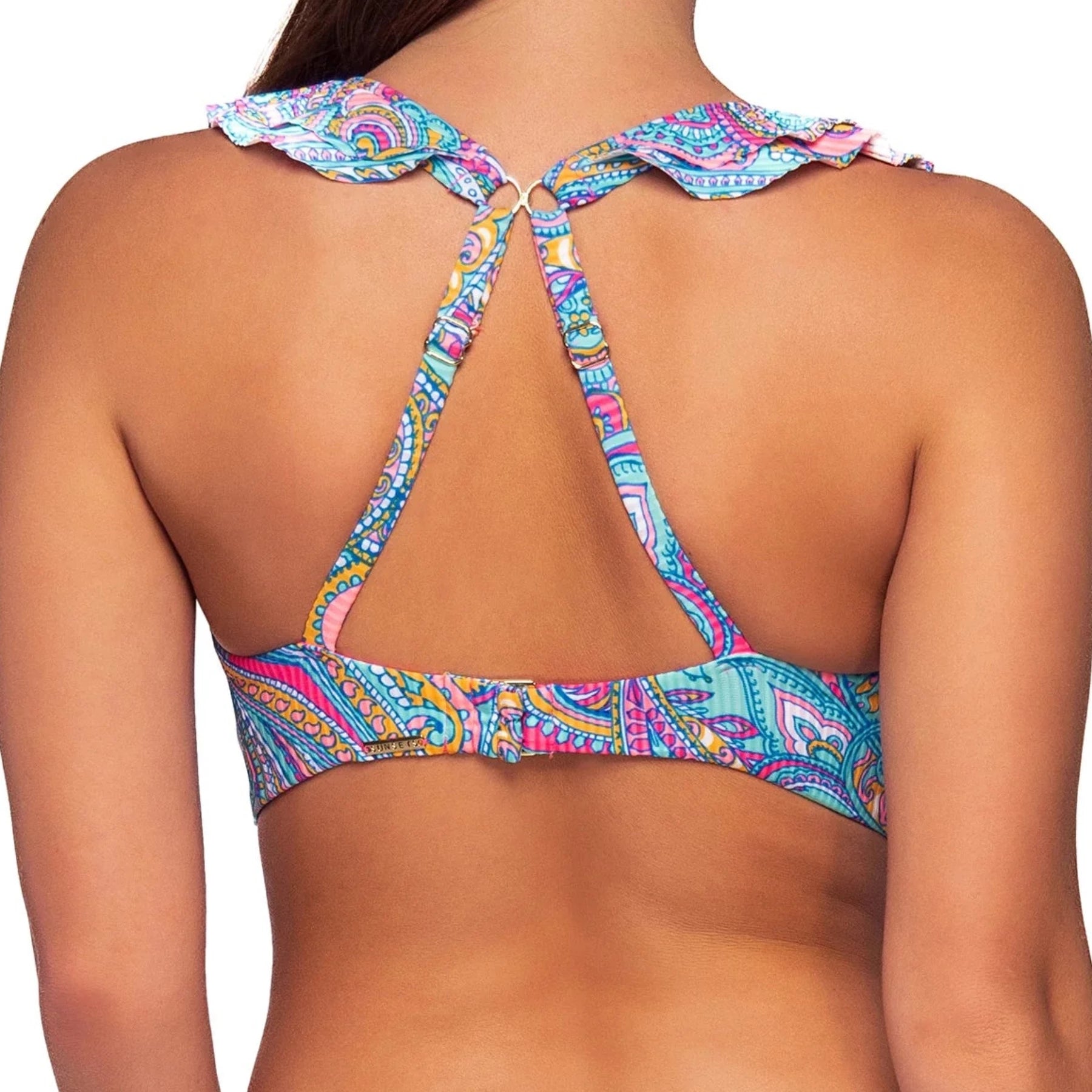 Willa Wireless Bikini Top 546EFGH - Paisley Pop