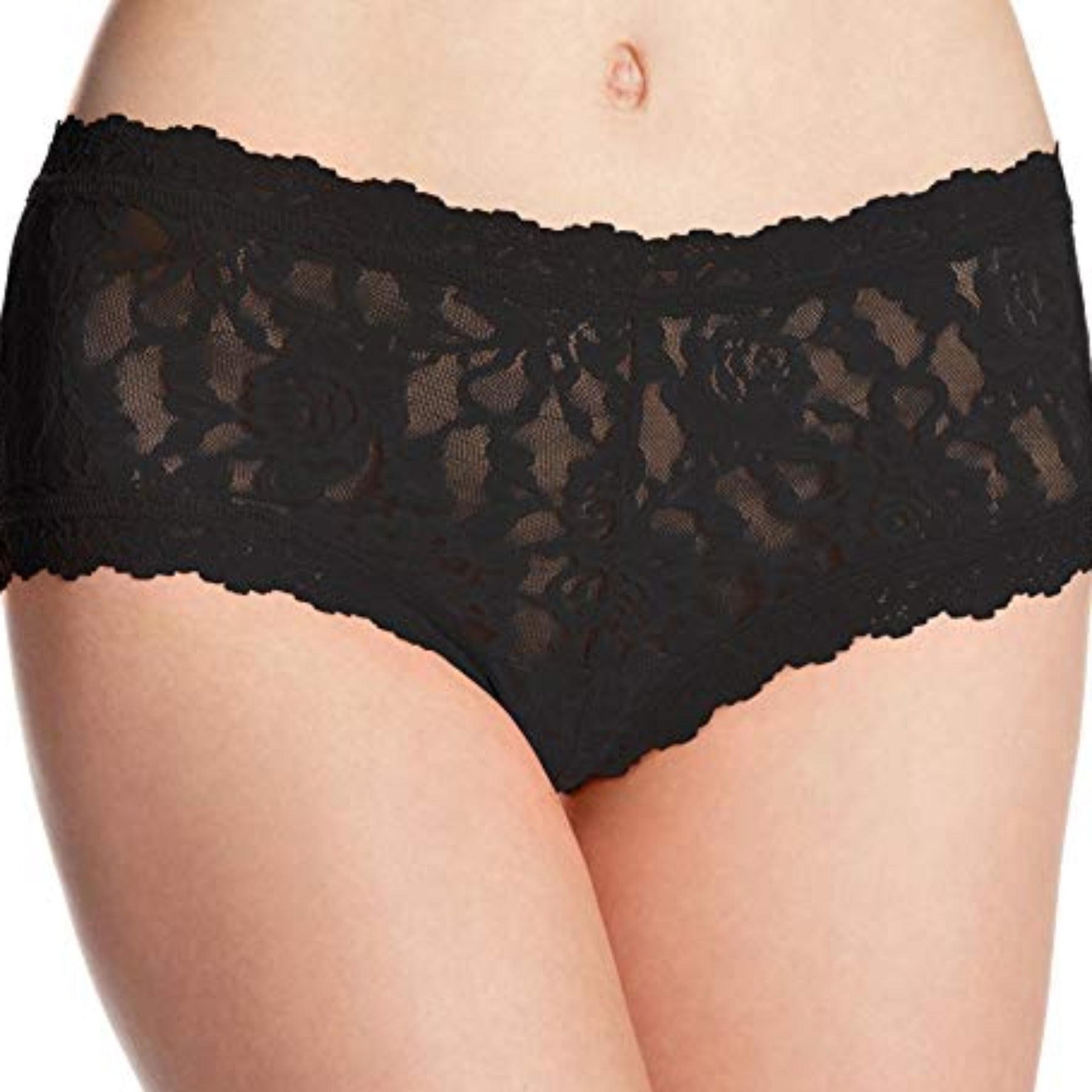 Signature Lace Boyshort 4812 - Black