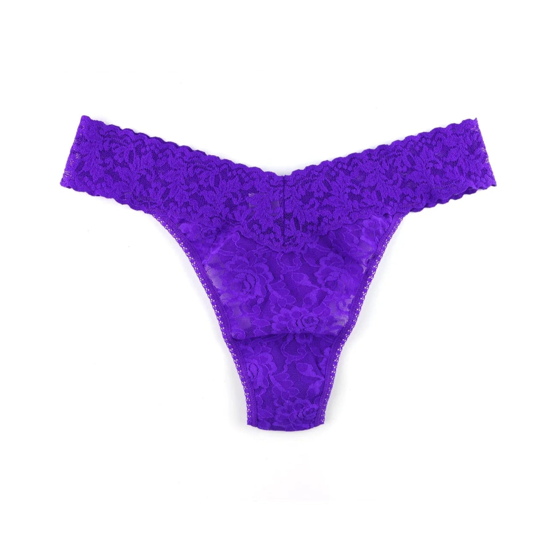 Hanky Panky Signature Lace Original Rise Thong 4811P - Majestic Purple