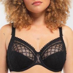 Louisa Bracq Paco Full Cup Bra 48501 - Black