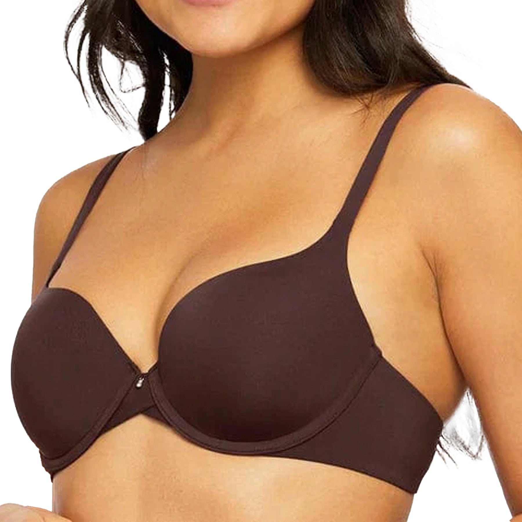 Montelle Pure Demi Cup T-Shirt Bra 9310 Cocoa Front