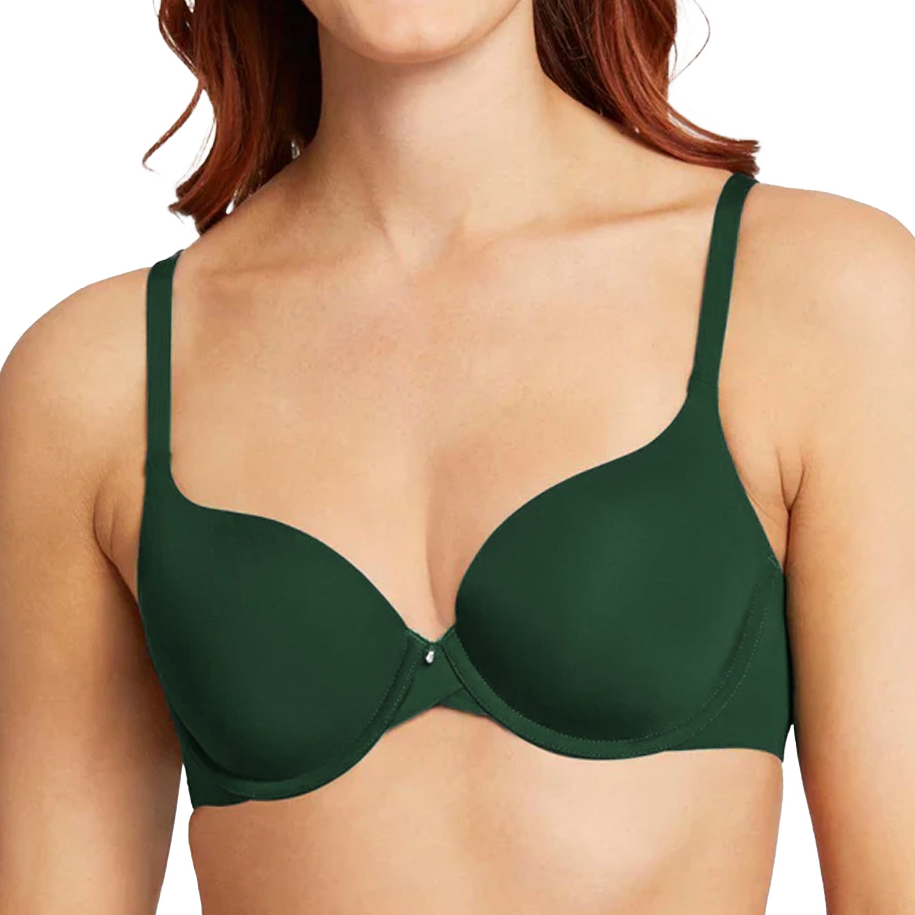 Montelle Pure Demi Cup T-Shirt Bra 9310 Forest Night Front